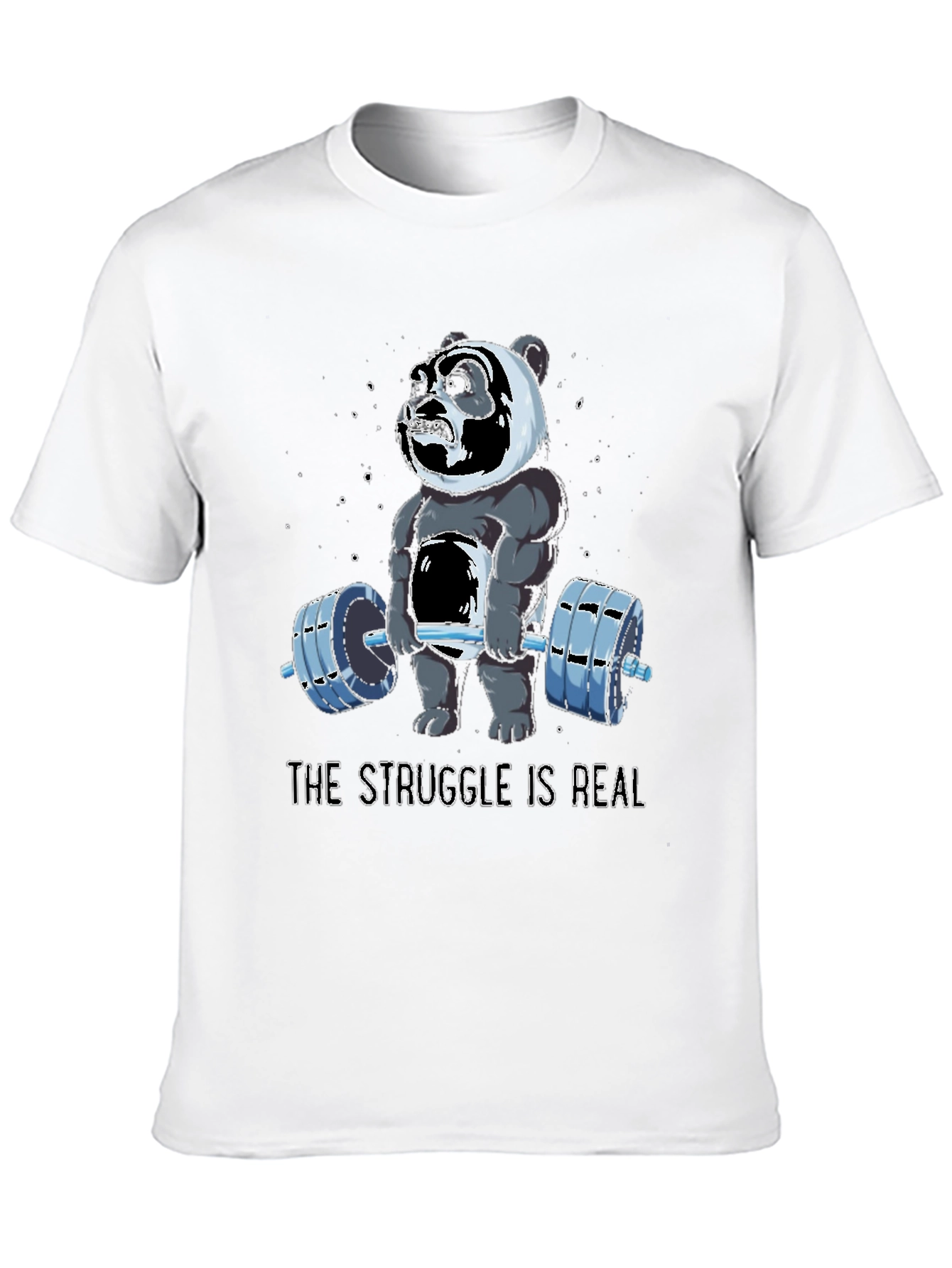 Struggle is Real Panda Gym T-Shirt