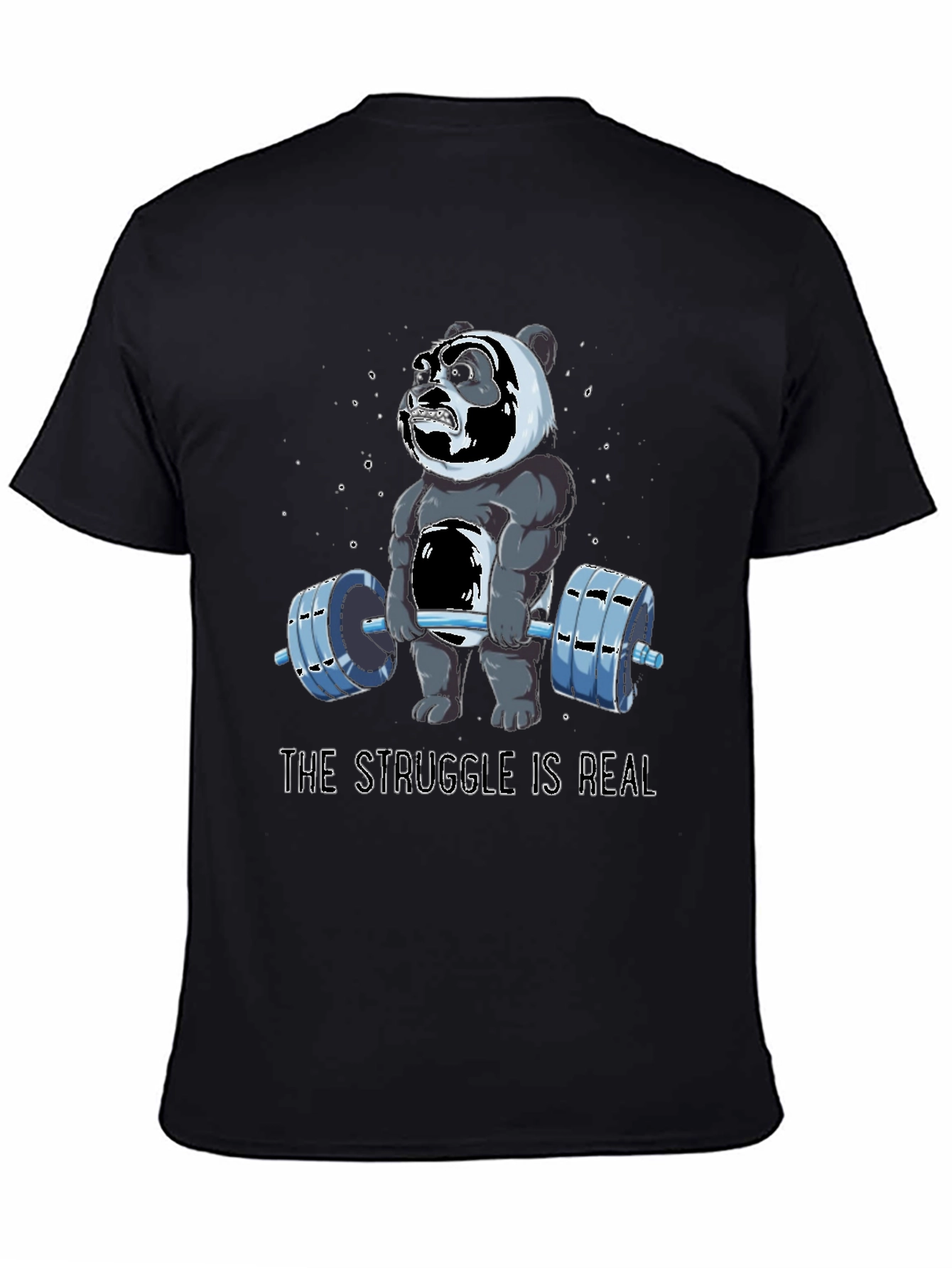 Struggle is Real Panda Gym T-Shirt