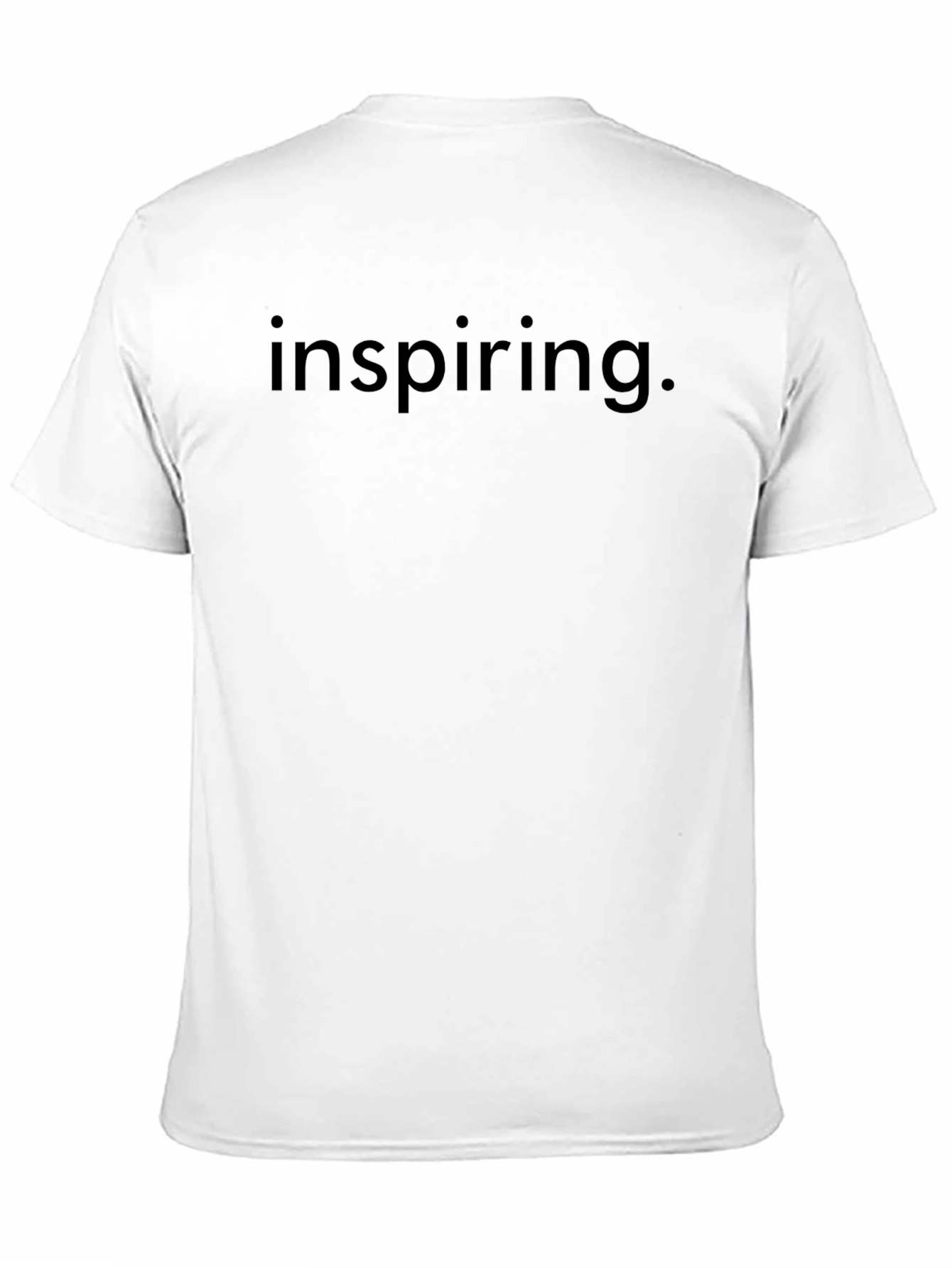 Inspiring Black T-Shirt - Minimalist Design