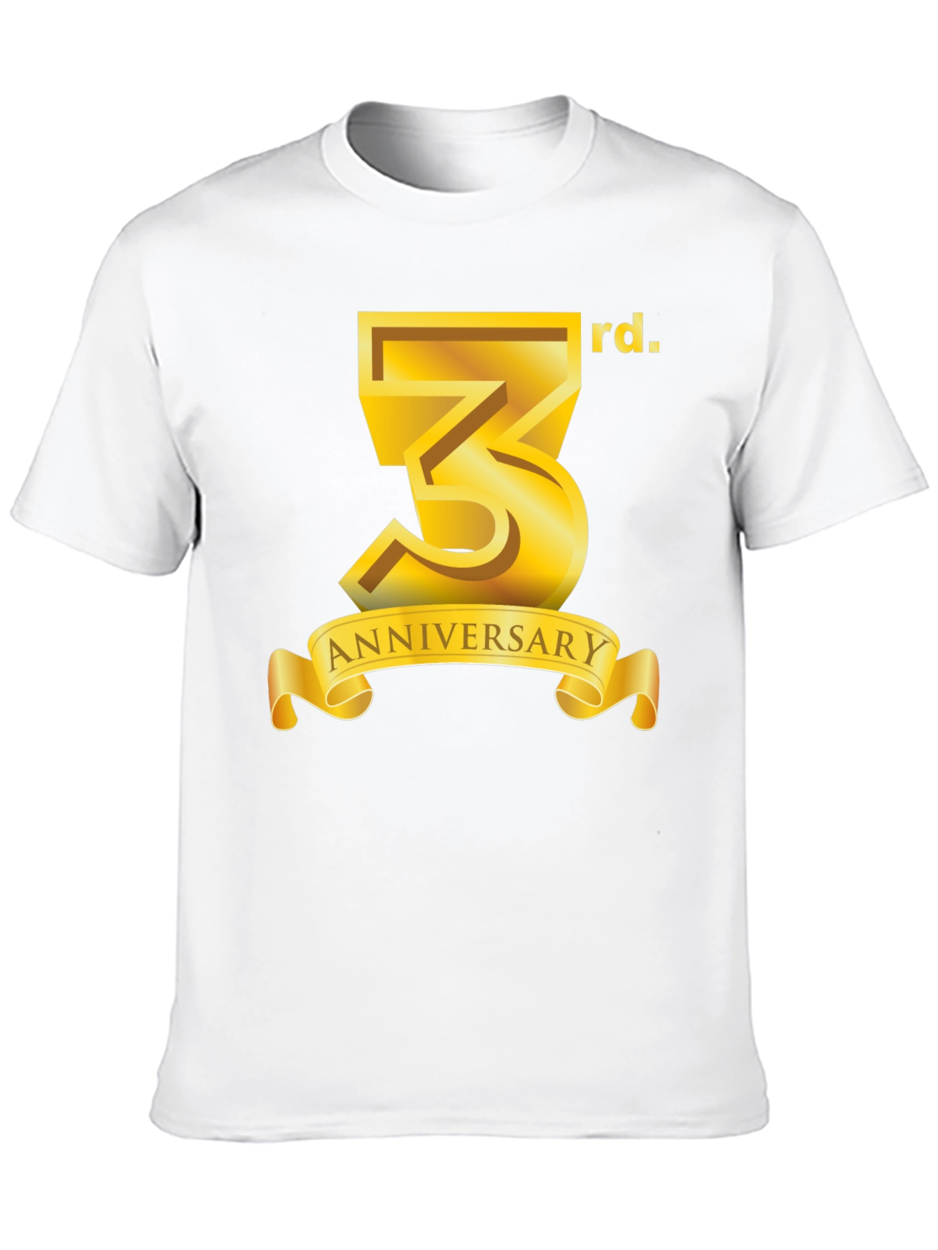 3rd Anniversary Black T-Shirt