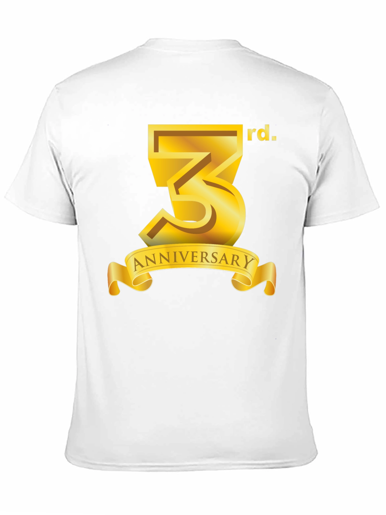 3rd Anniversary Black T-Shirt