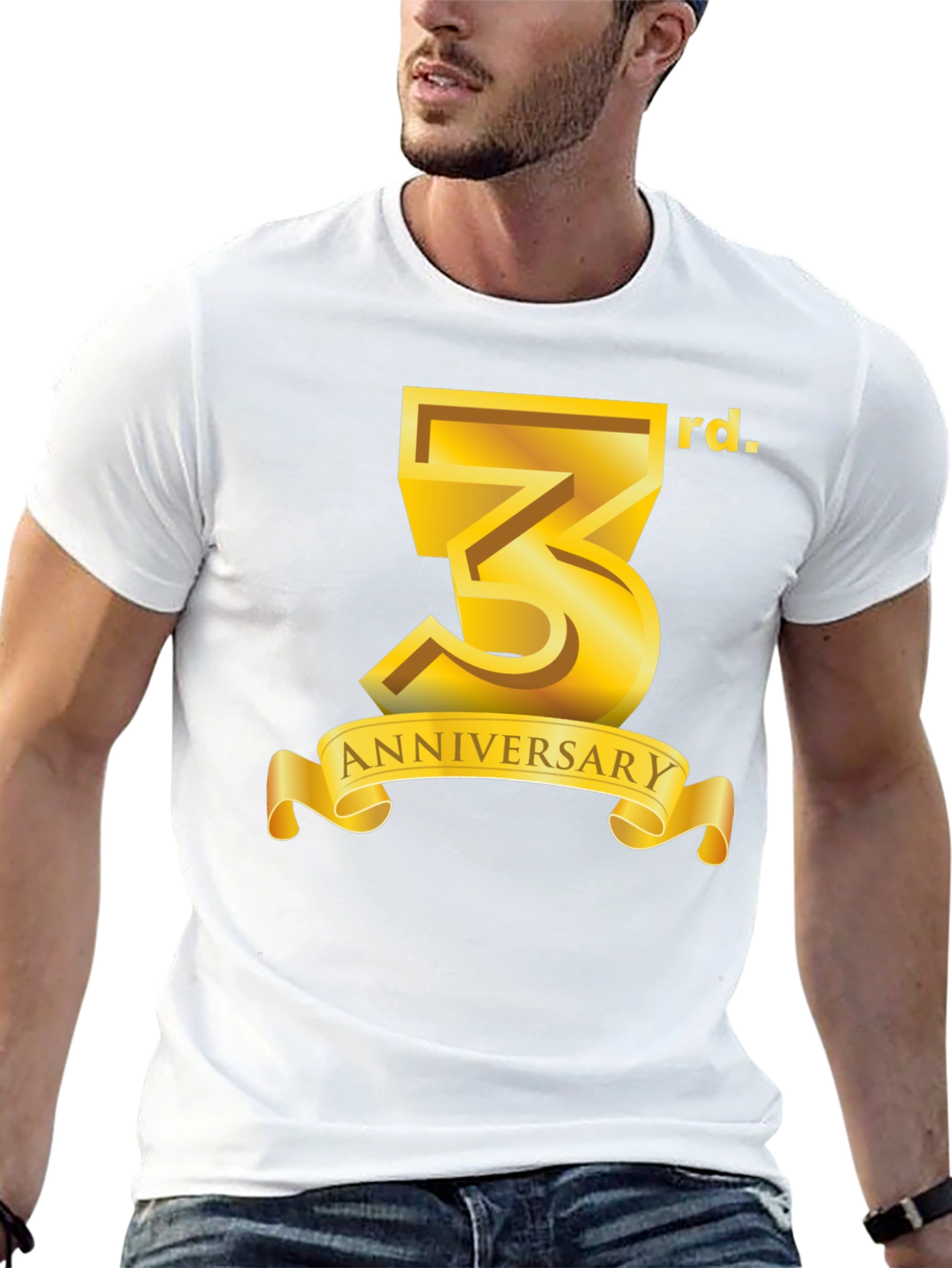 3rd Anniversary Black T-Shirt
