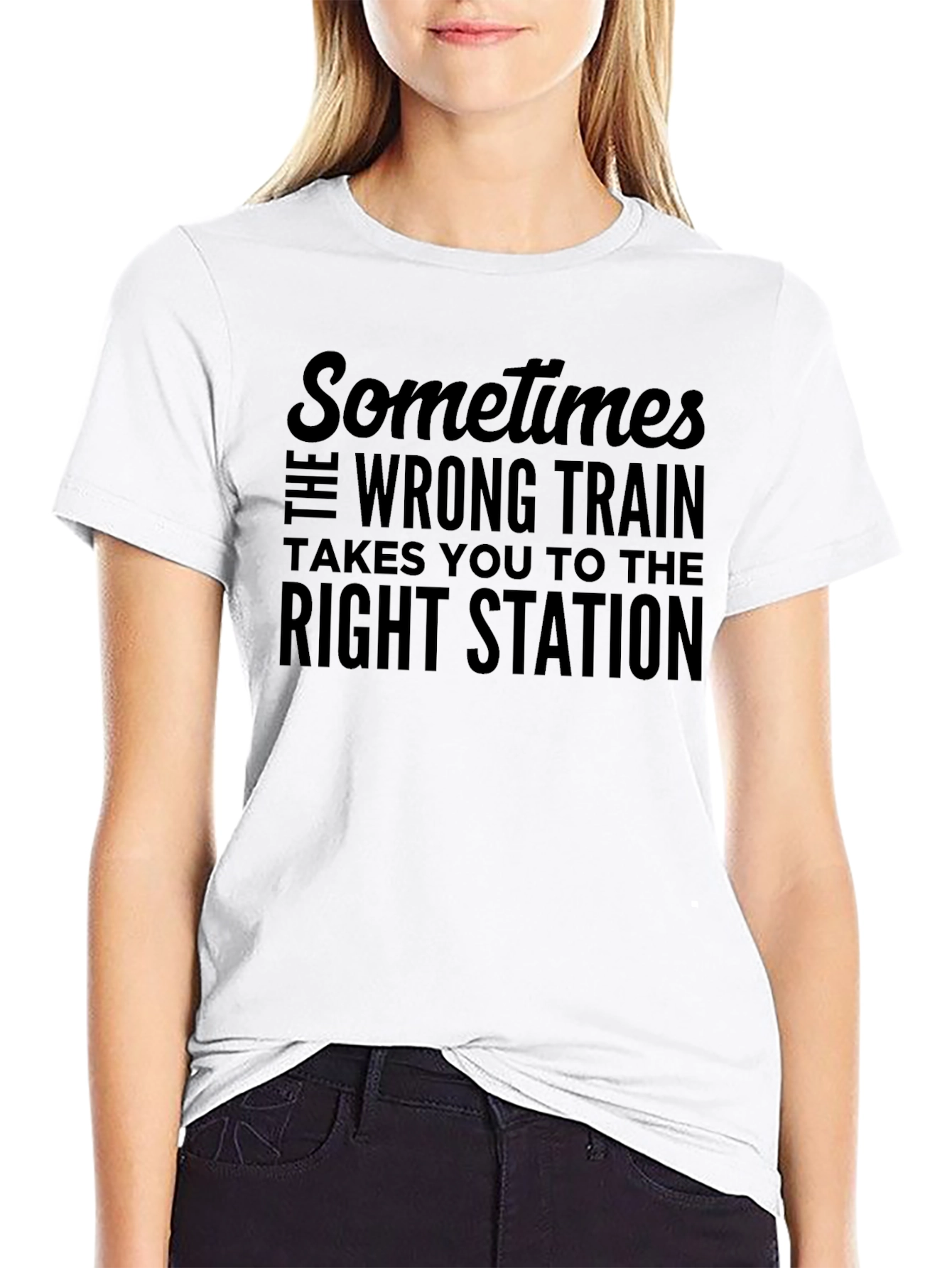 Sometimes the Wrong Train T-Shirt