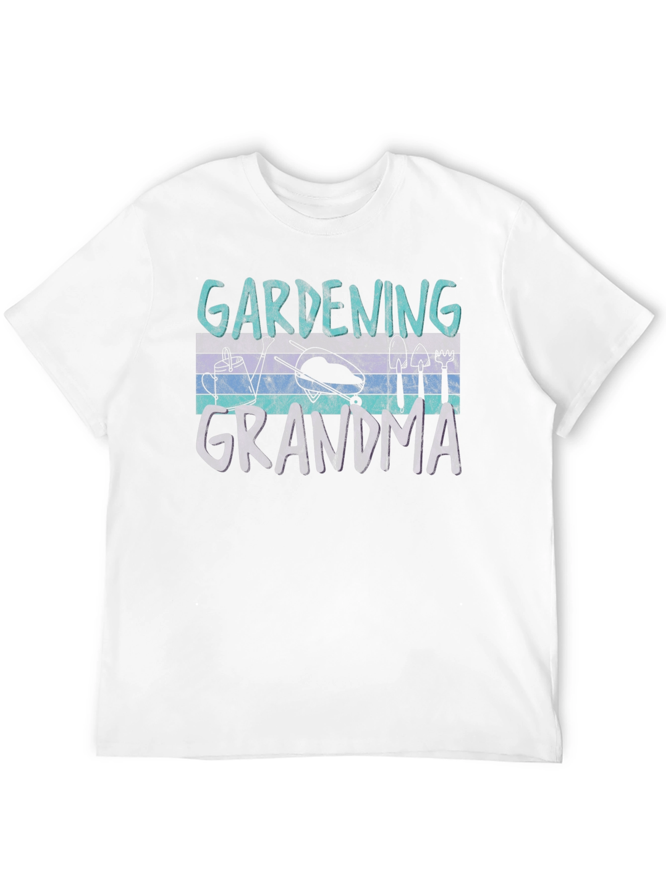 Gardening Grandma Black T-Shirt