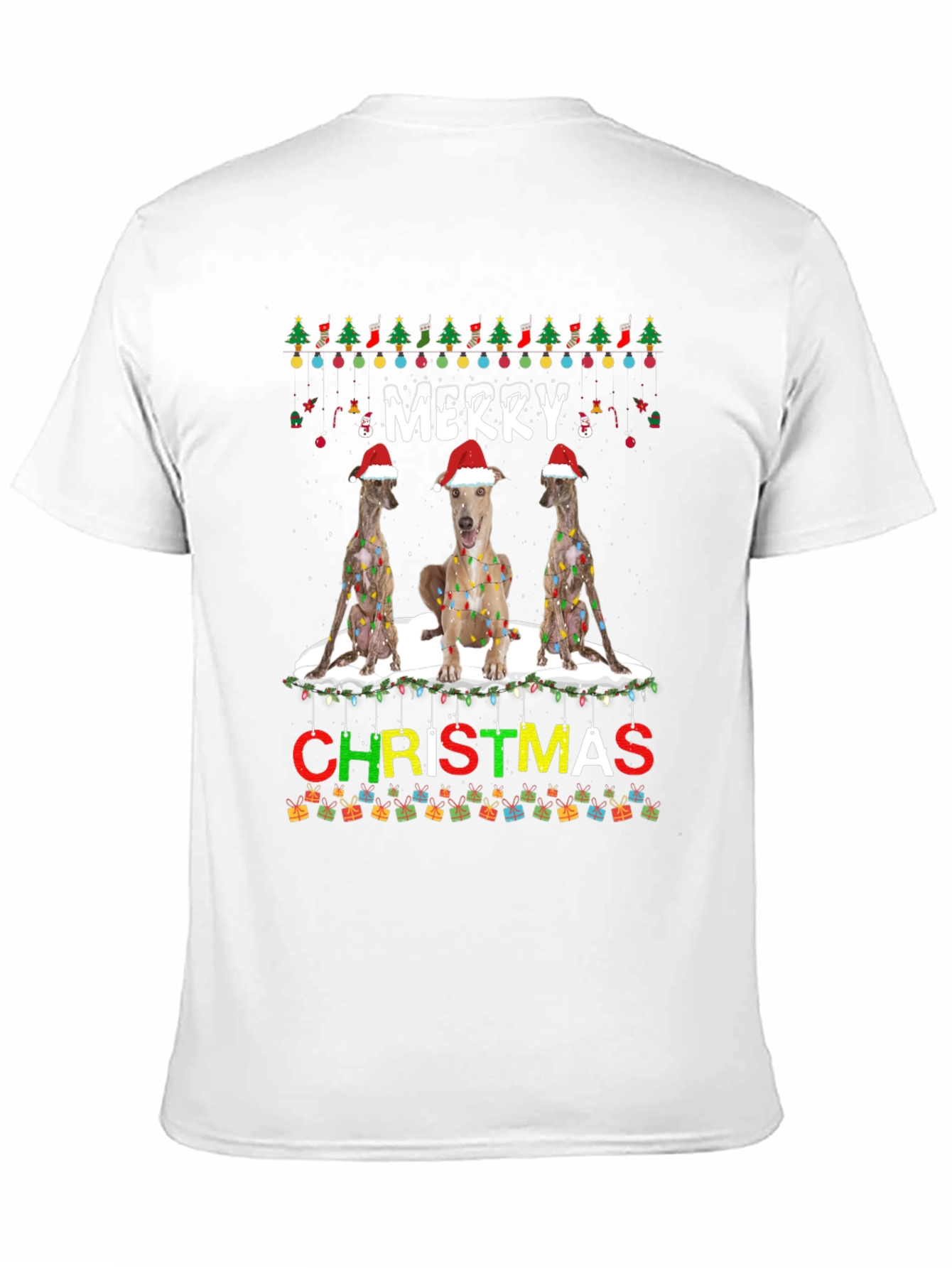 Merry Christmas Dog Breed T-Shirt