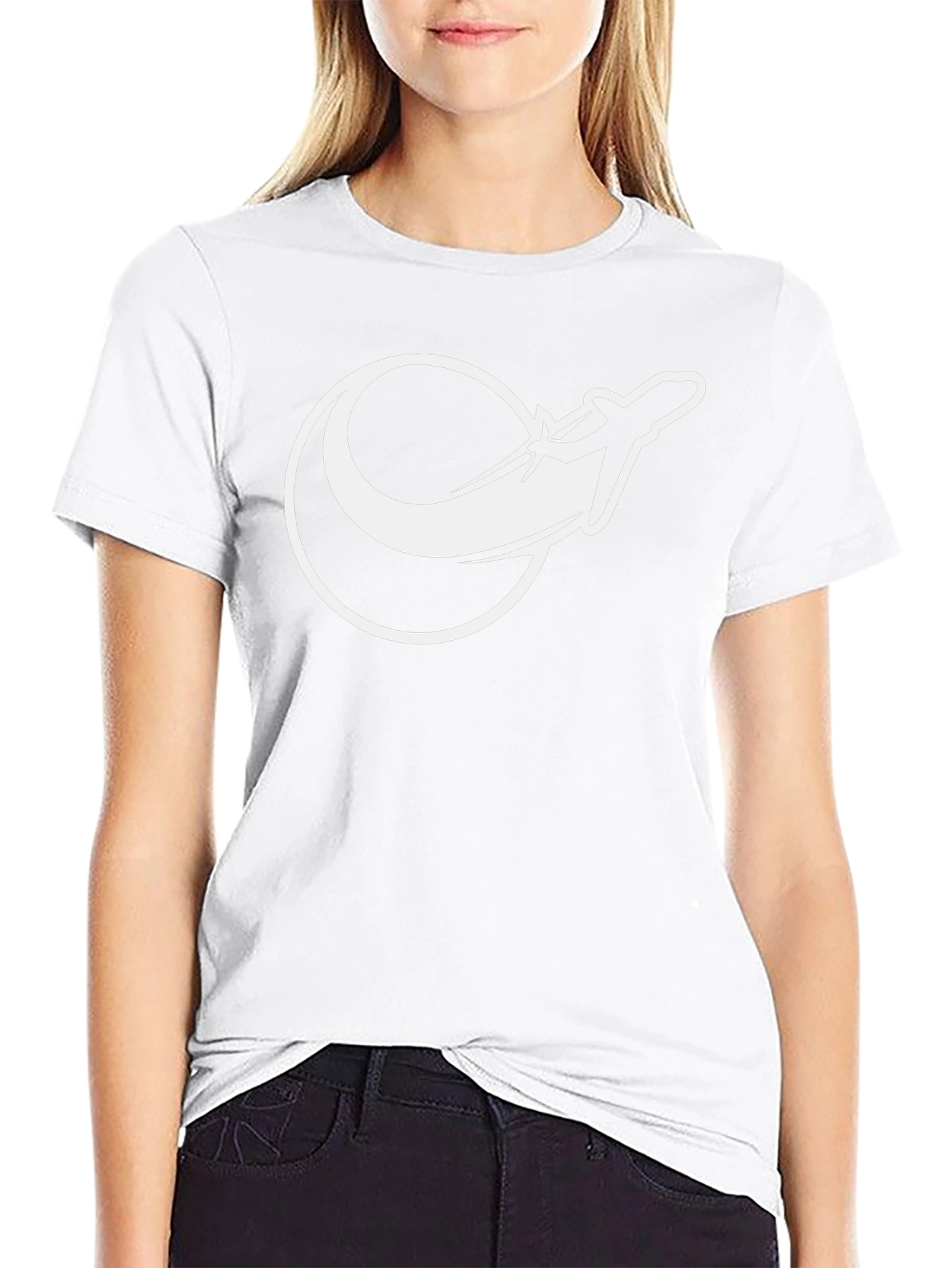 Airplane Graphic T-Shirt - Black Tee
