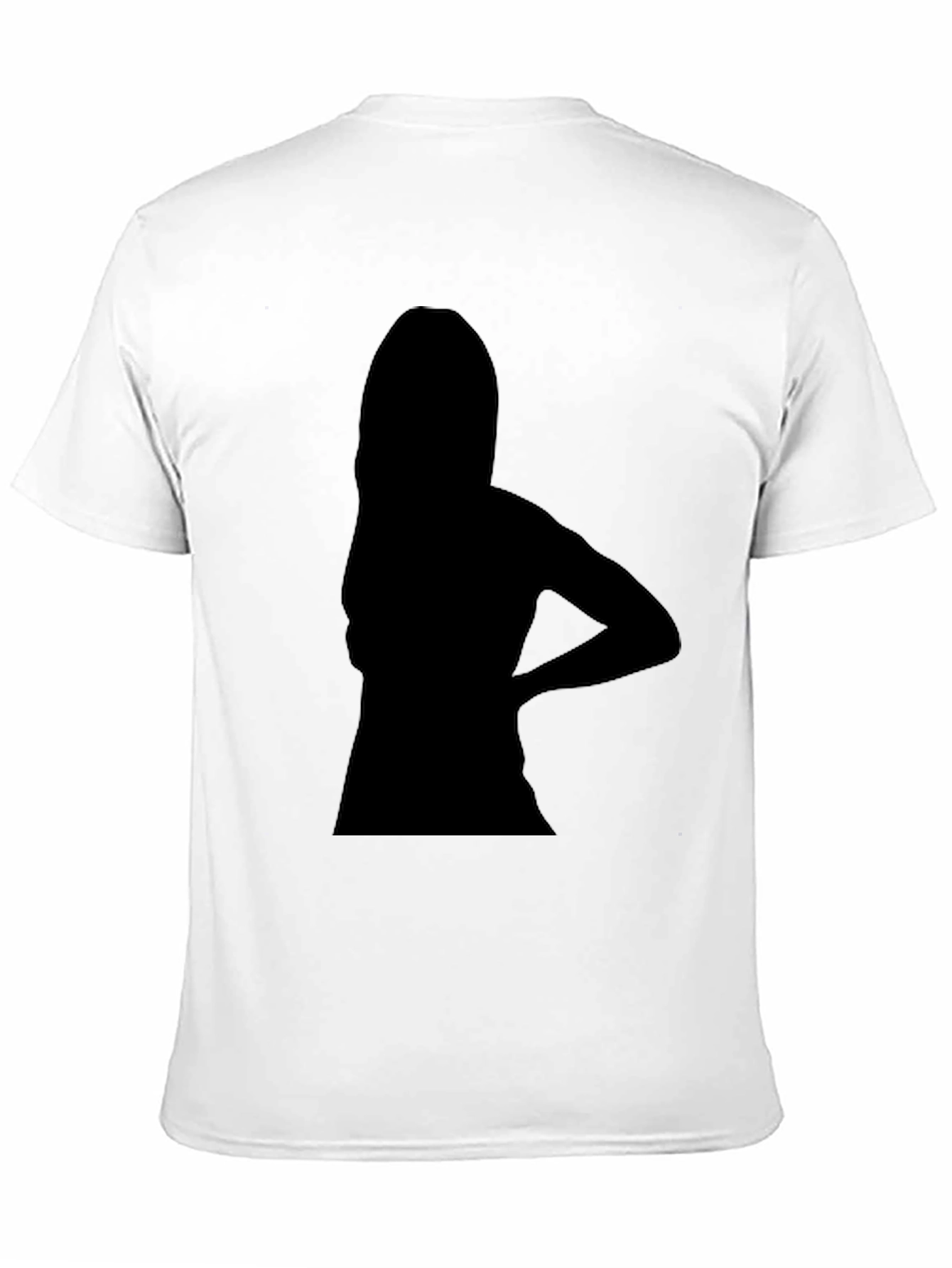 Silhouette Graphic Print Black T-Shirt