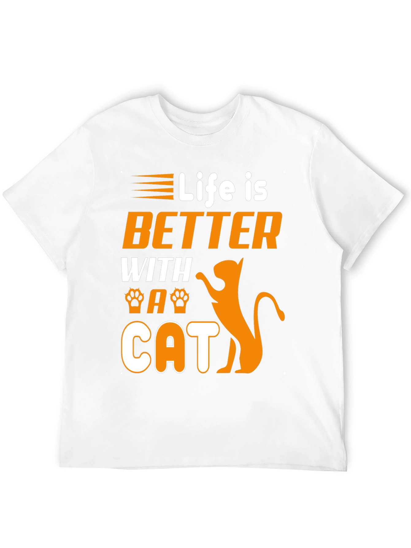 Life is Better With a Cat Graphic Tee