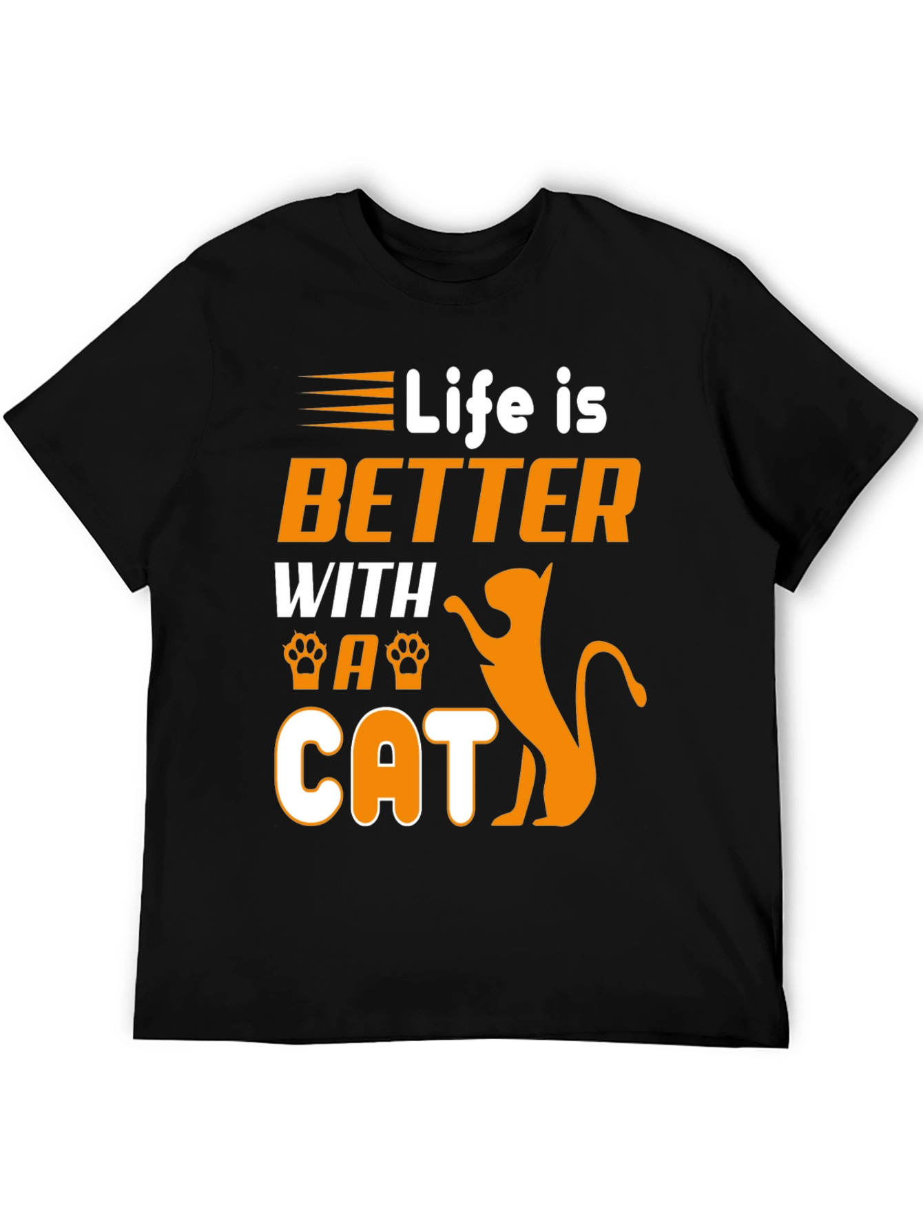 Life is Better With a Cat Graphic Tee