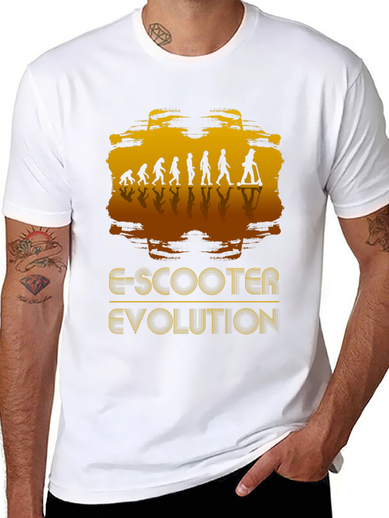 E-Scooter Evolution Graphic T-Shirt