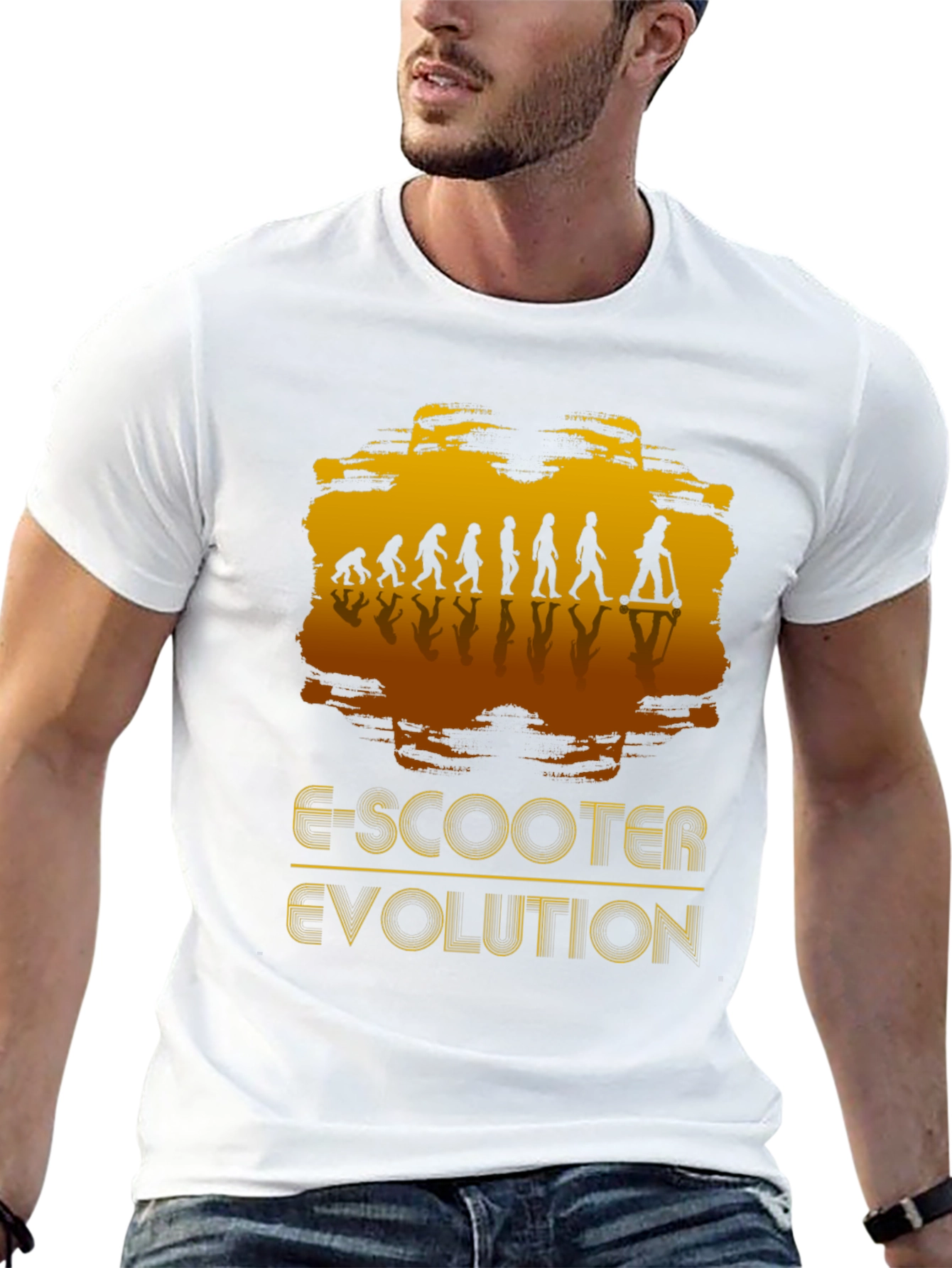 E-Scooter Evolution Graphic T-Shirt