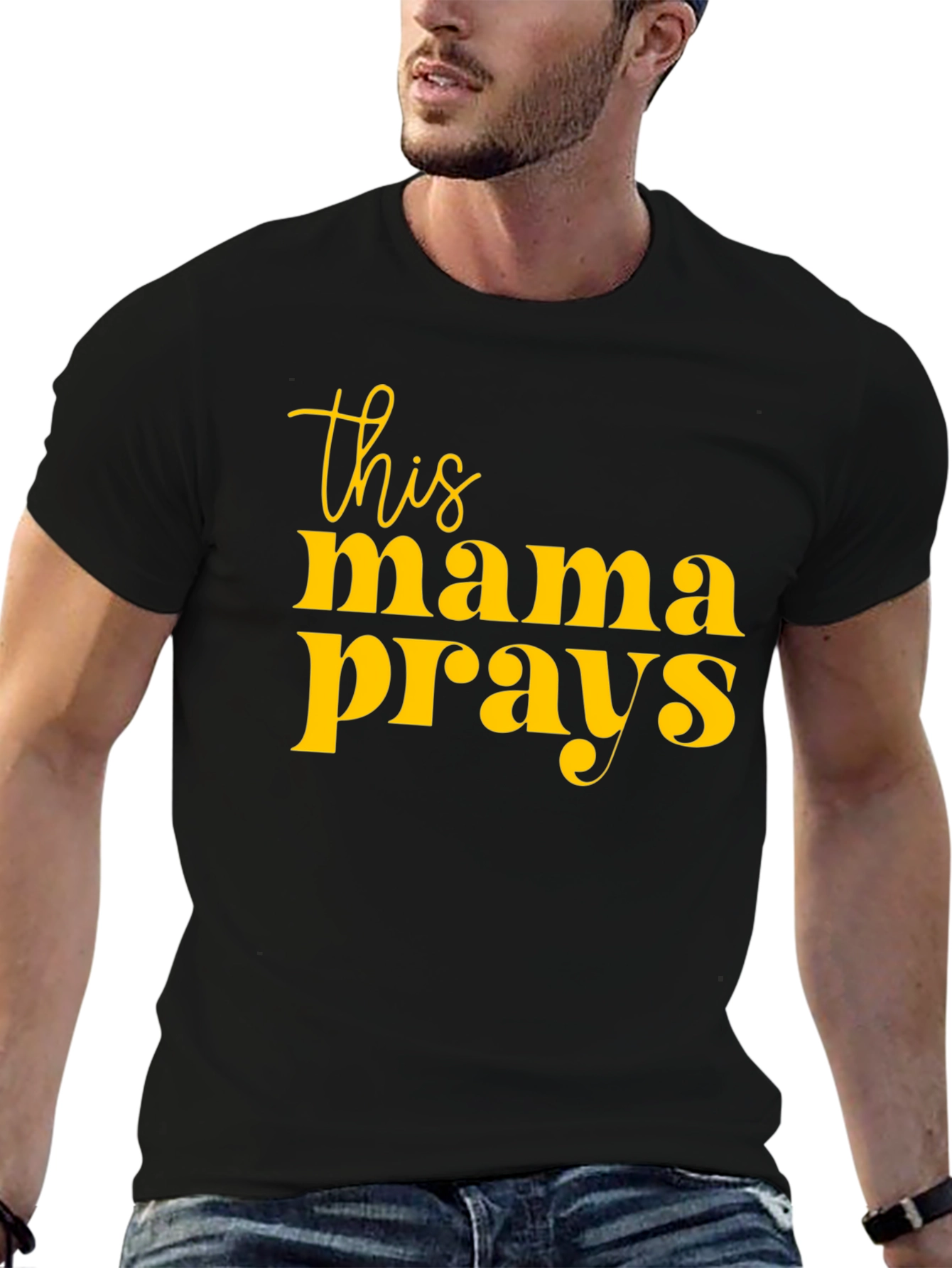 This Mama Prays Graphic T-Shirt