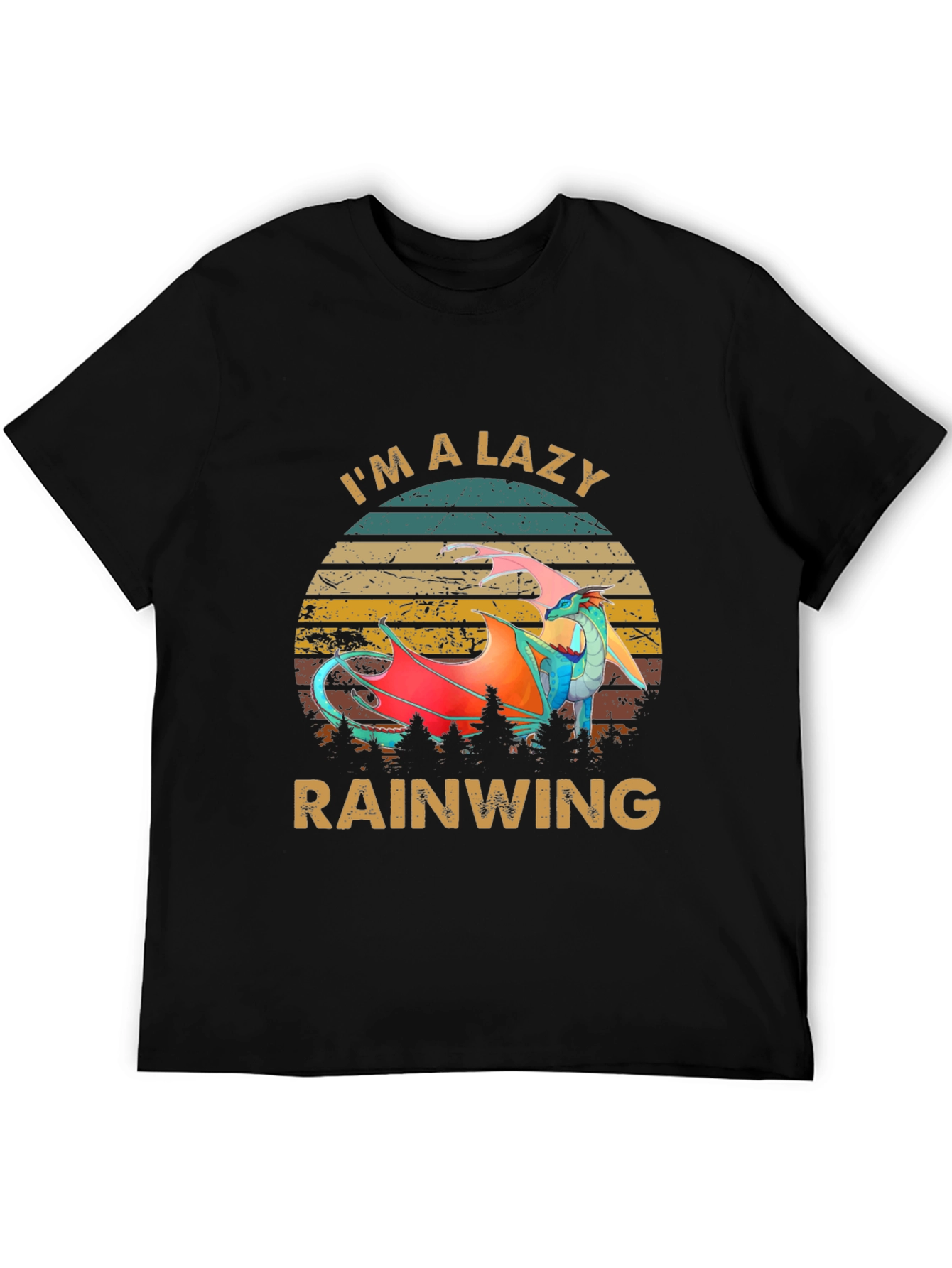 Lazy Rainwing Graphic Tee - Dragon Lover Shirt