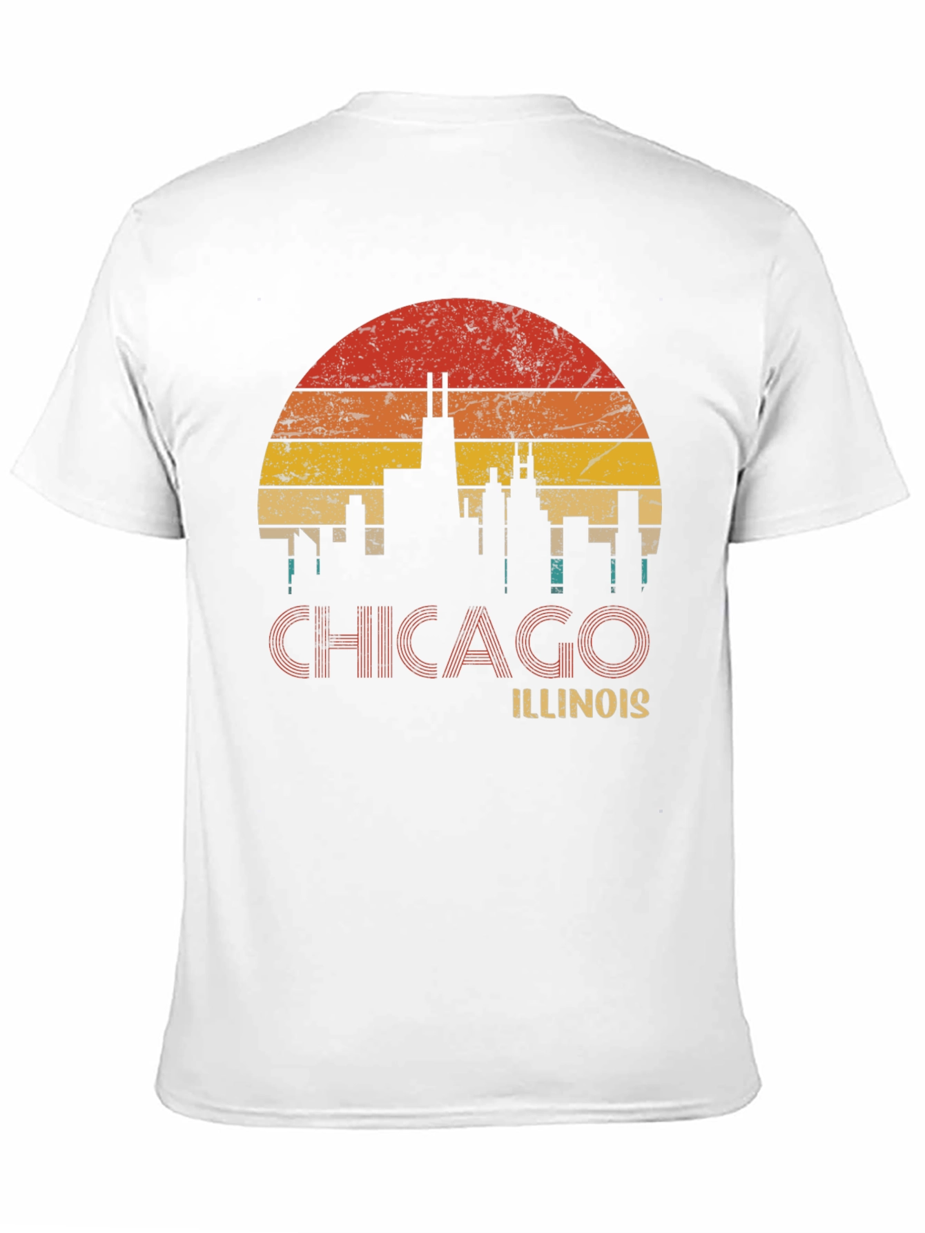Chicago Illinois Retro Graphic T-Shirt