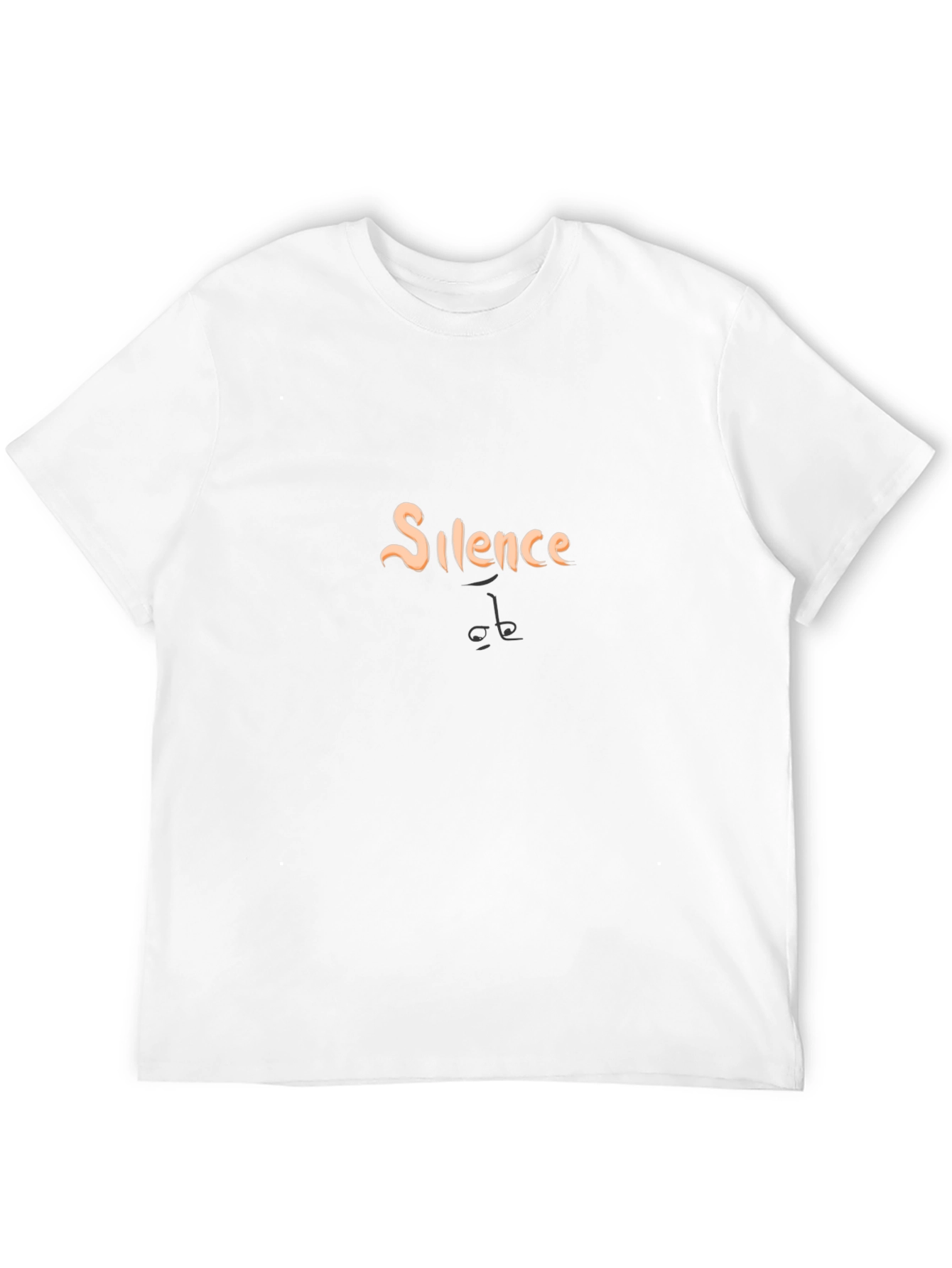 Silence Graphic Tee - Soft Cotton Blend