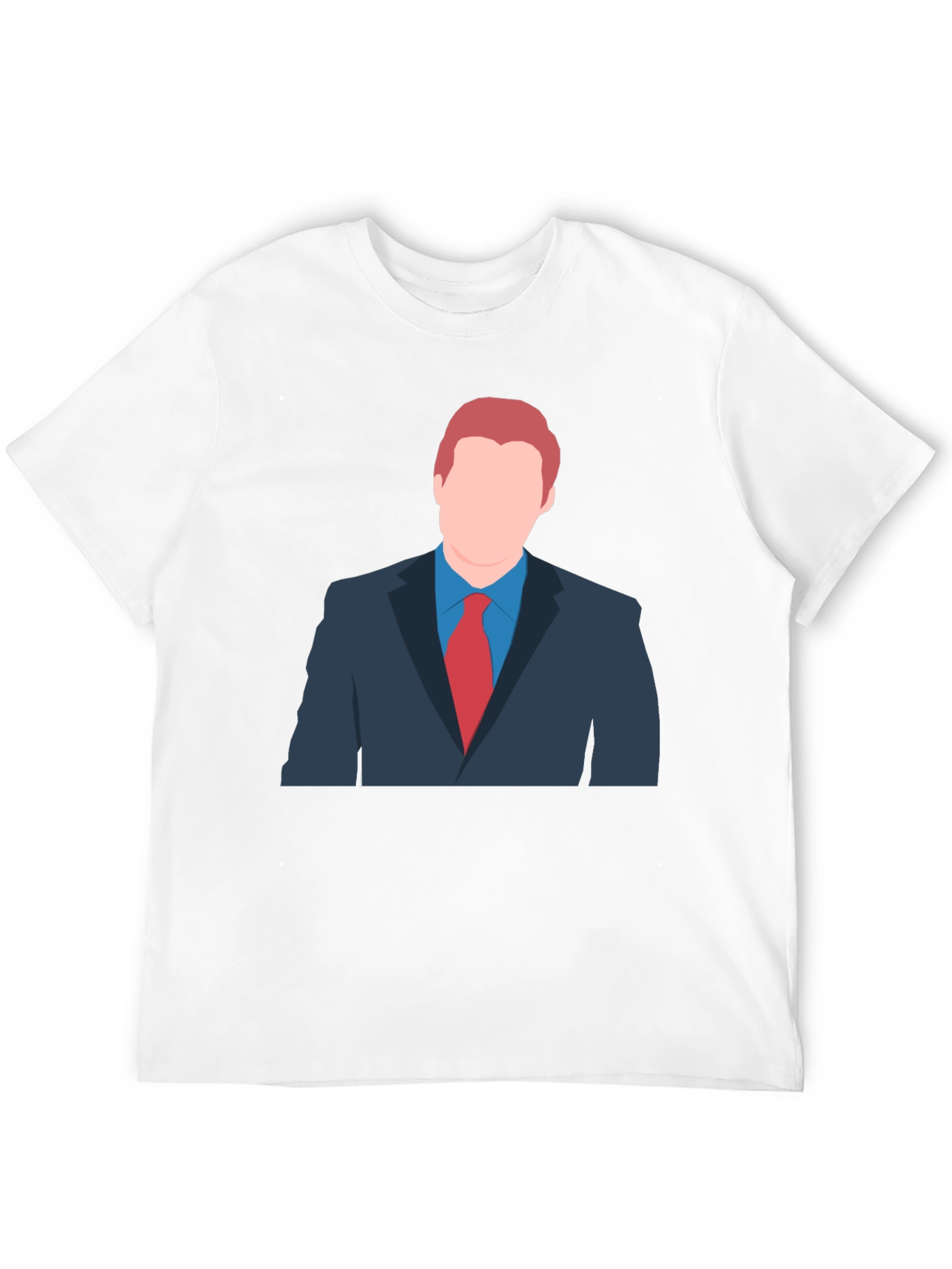 Cartoon Style Suit T-Shirt - Unique Graphic Tee
