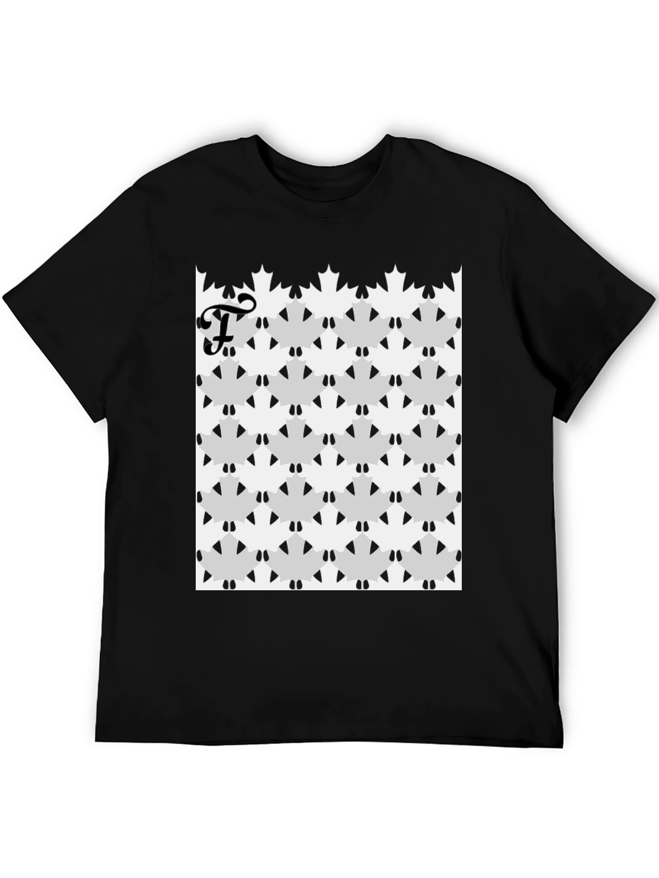 Modern Patterned T-Shirt