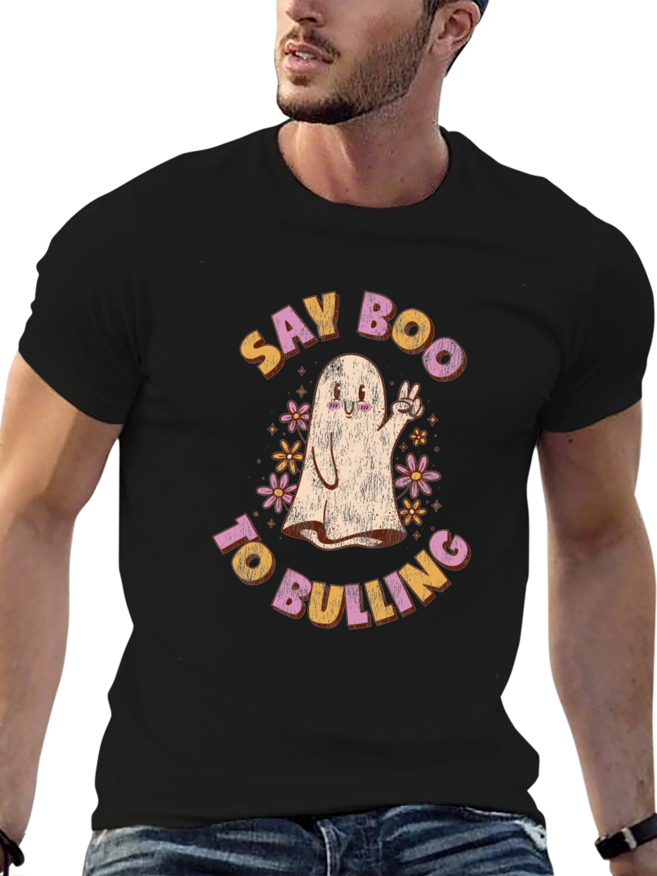 Say Boo to Bullying Graphic T-Shirt