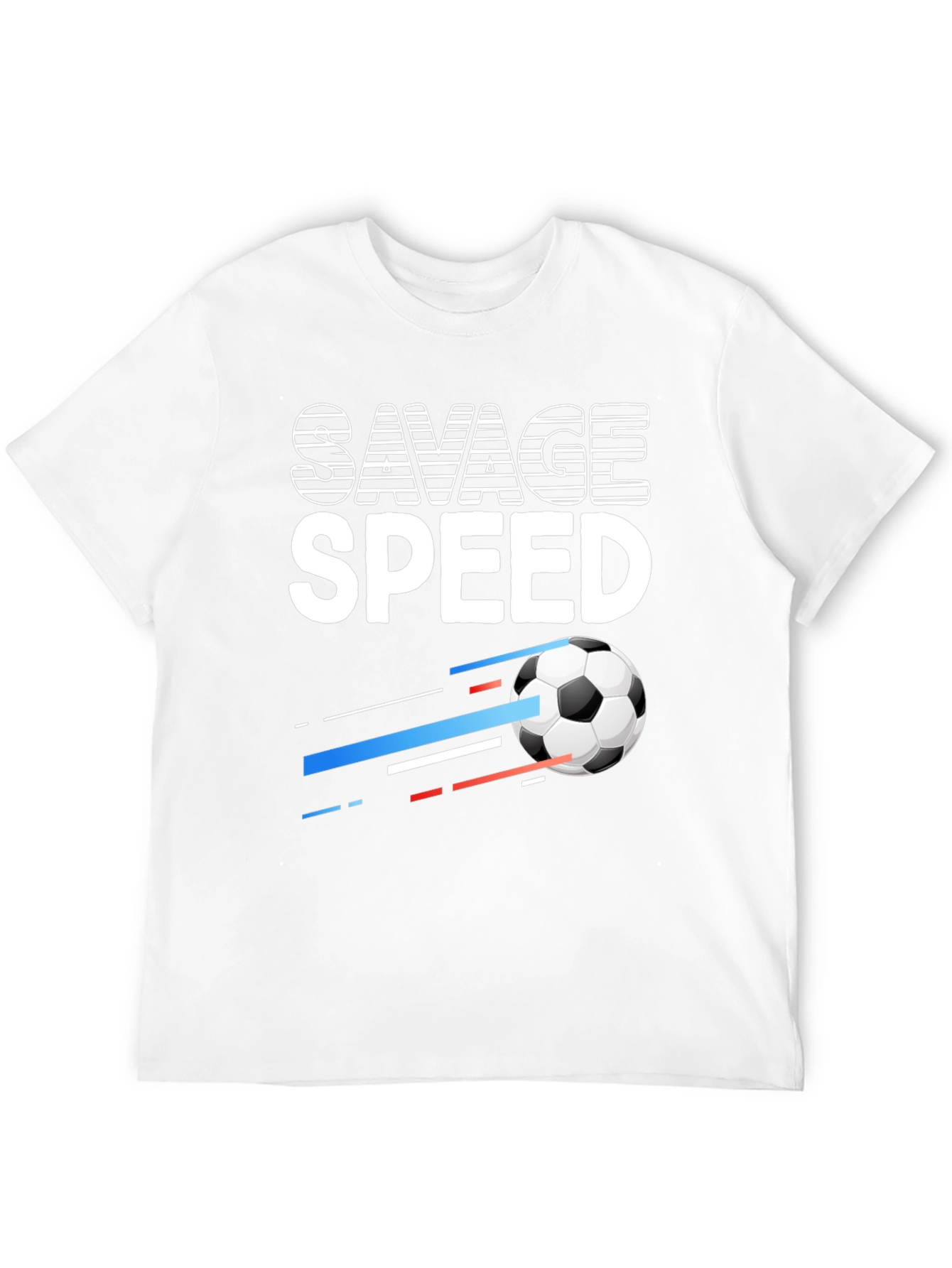 Savage Speed Soccer Ball Graphic Tee - Black