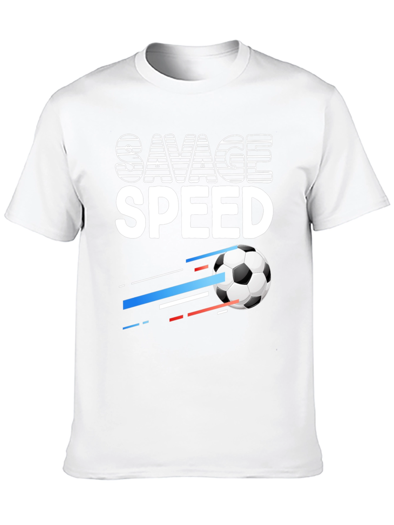 Savage Speed Soccer Ball Graphic Tee - Black