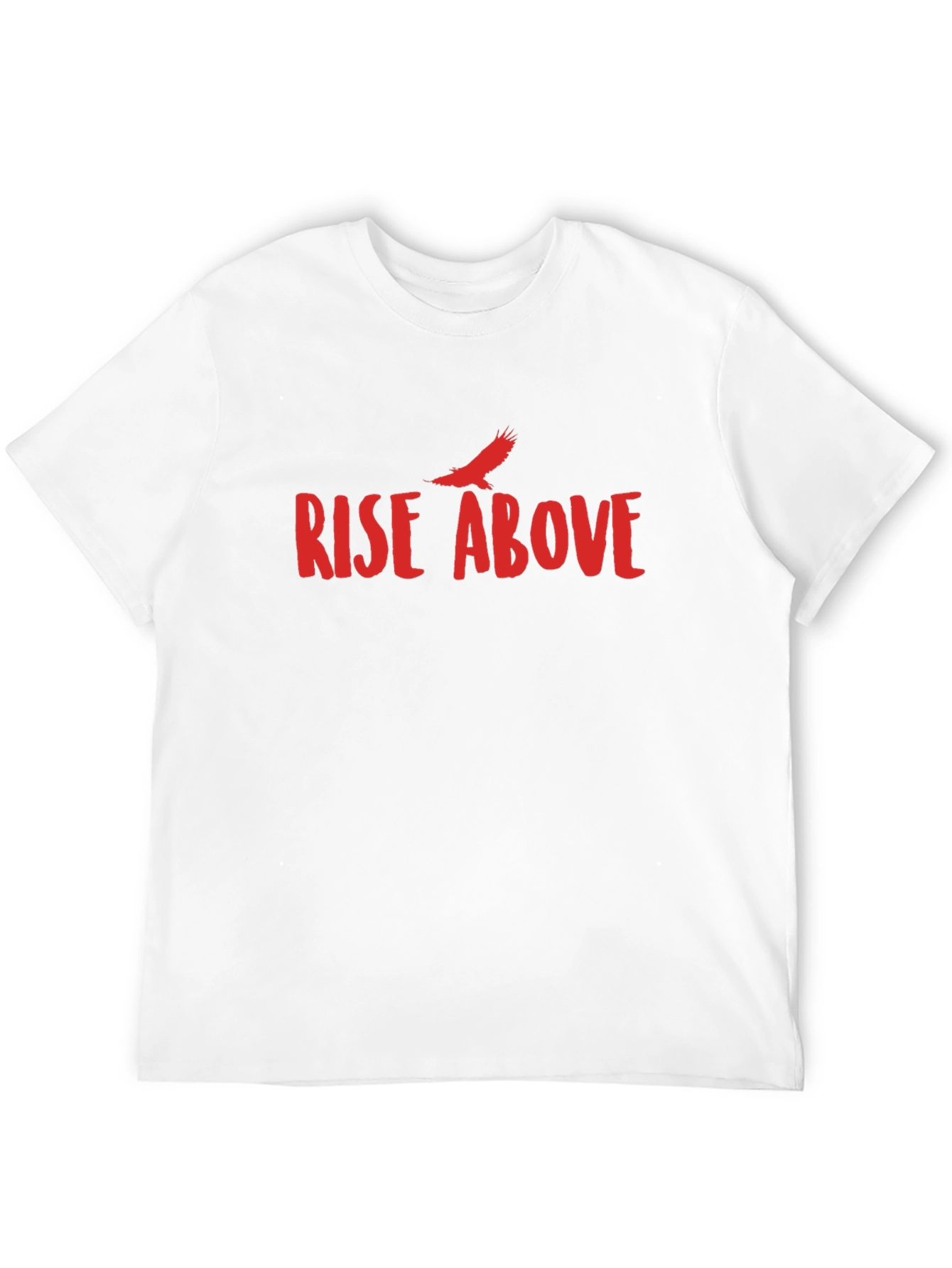 Rise Above Graphic Tee - Black Cotton