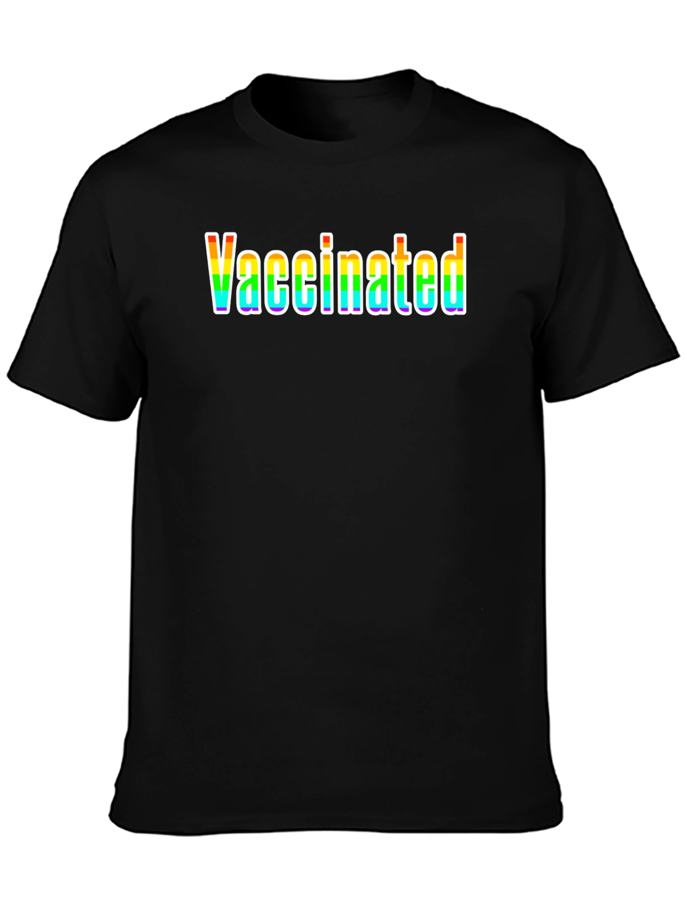 Vaccinated Rainbow T-Shirt