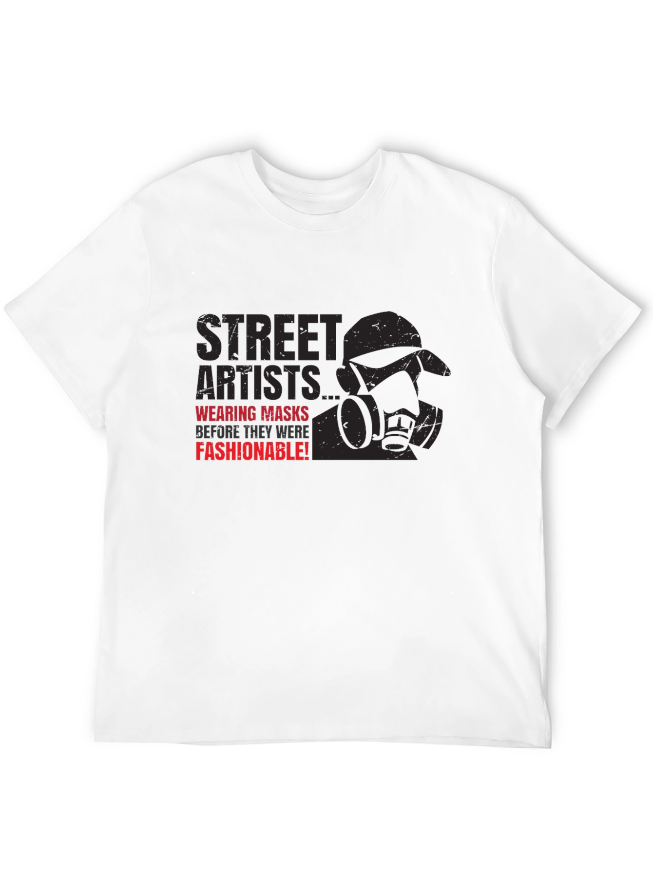 Street Artists Mask Graphic T-Shirt