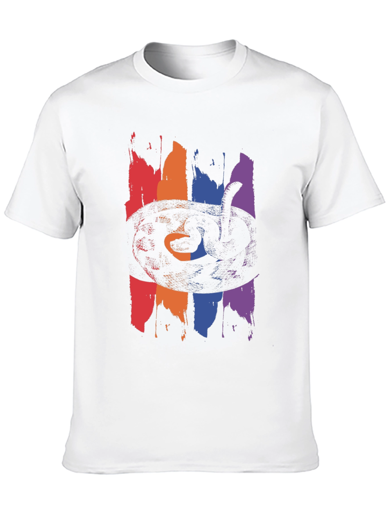 Mens Snake Graphic Tee - Black