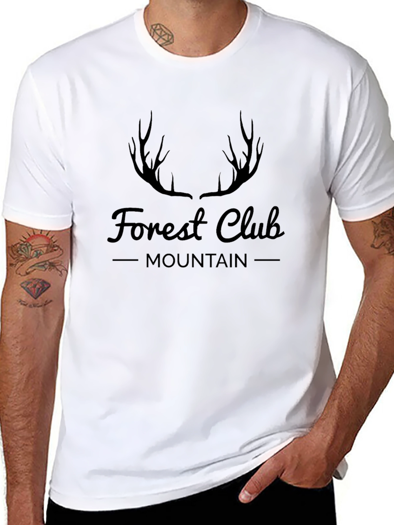 Forest Club Mountain Graphic T-Shirt