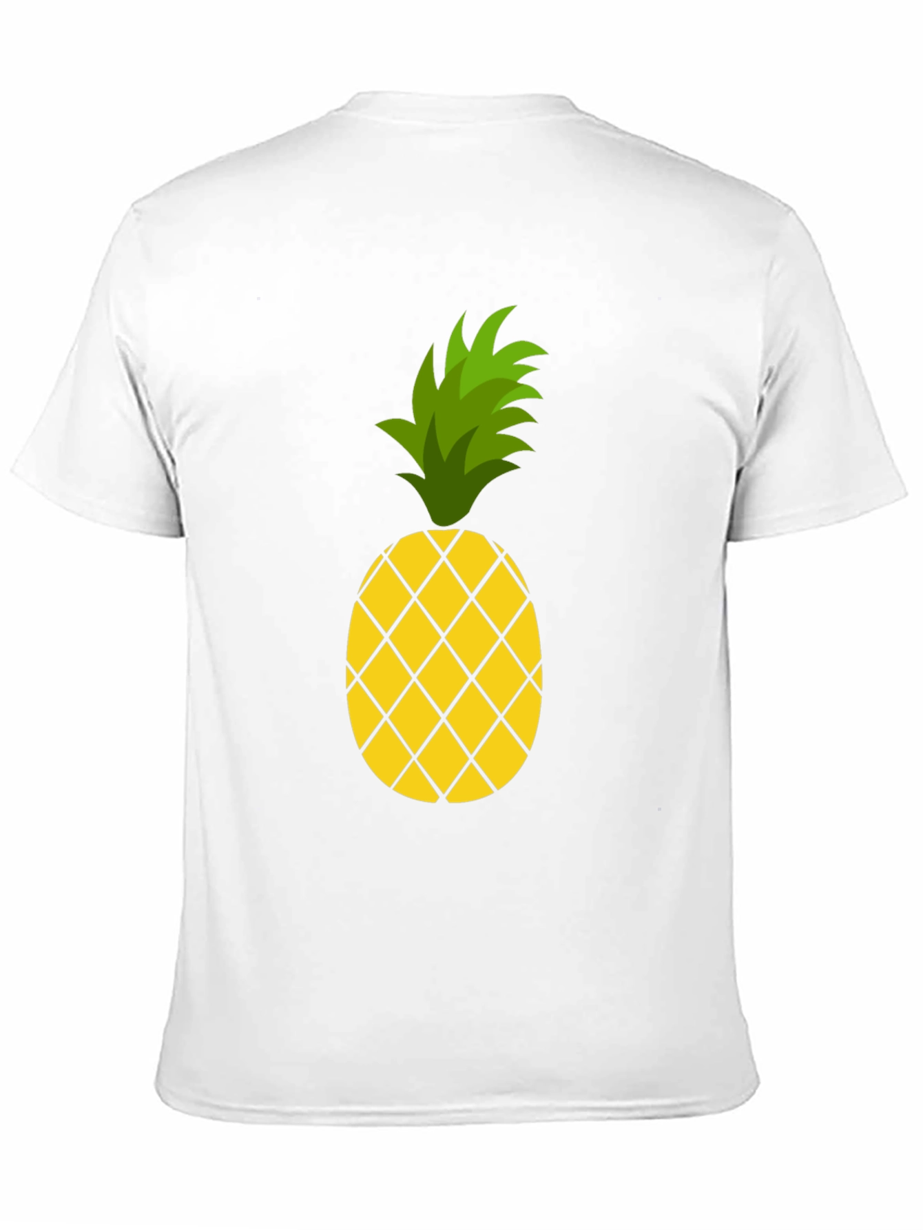 Pineapple Graphic Tee - Casual Black T-Shirt