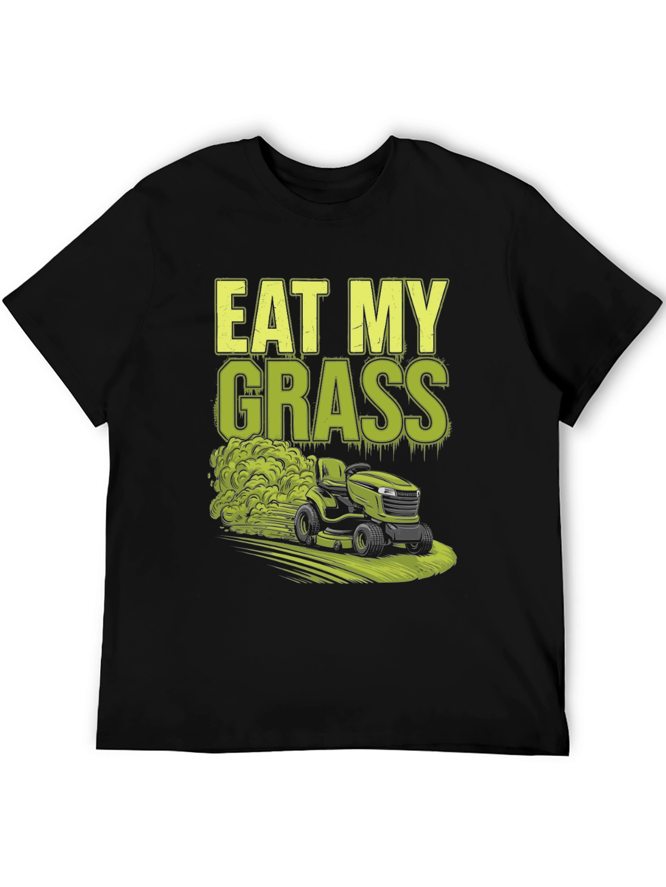 Eat My Grass Lawn Mower Graphic Tee