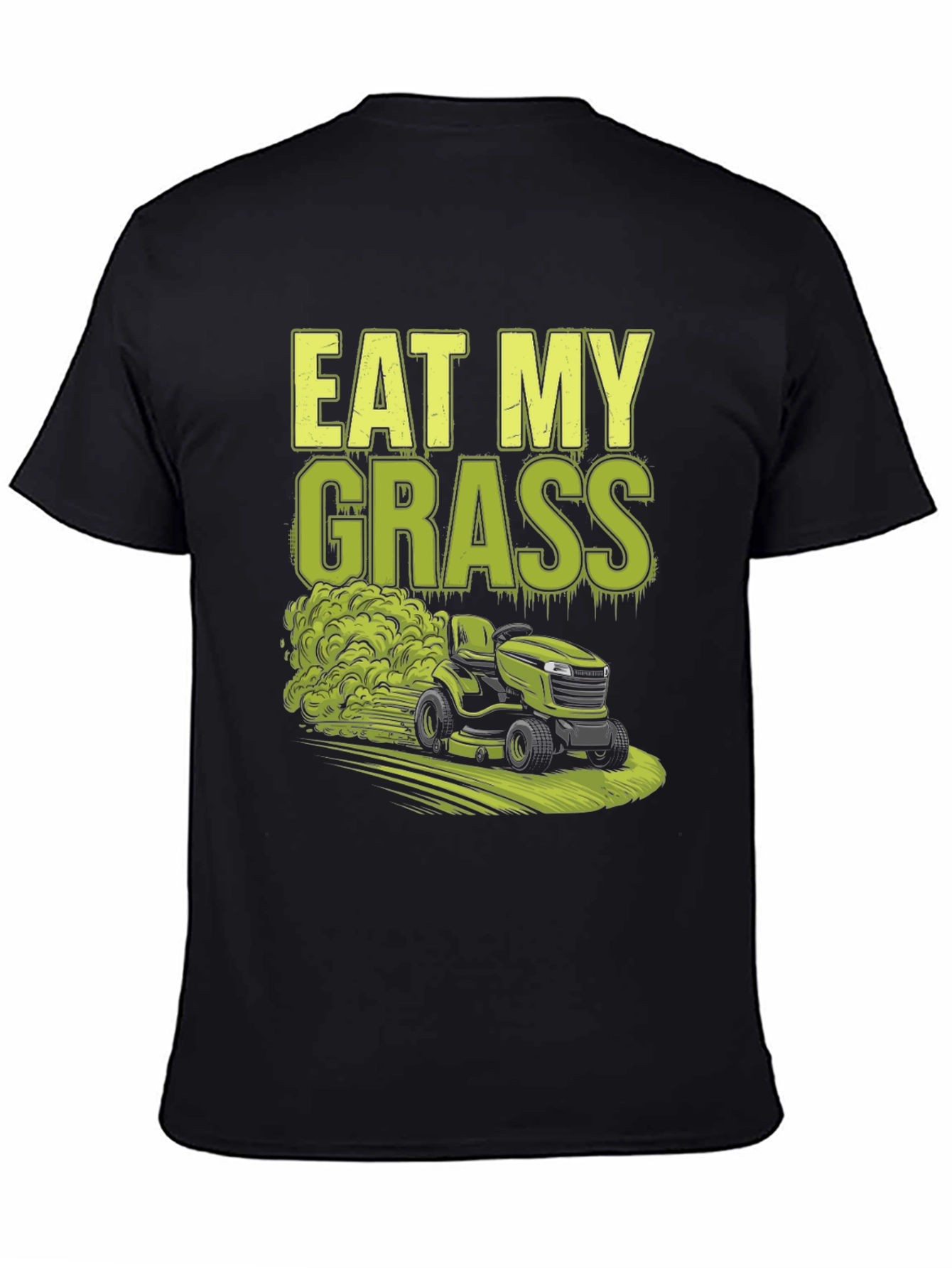 Eat My Grass Lawn Mower Graphic Tee