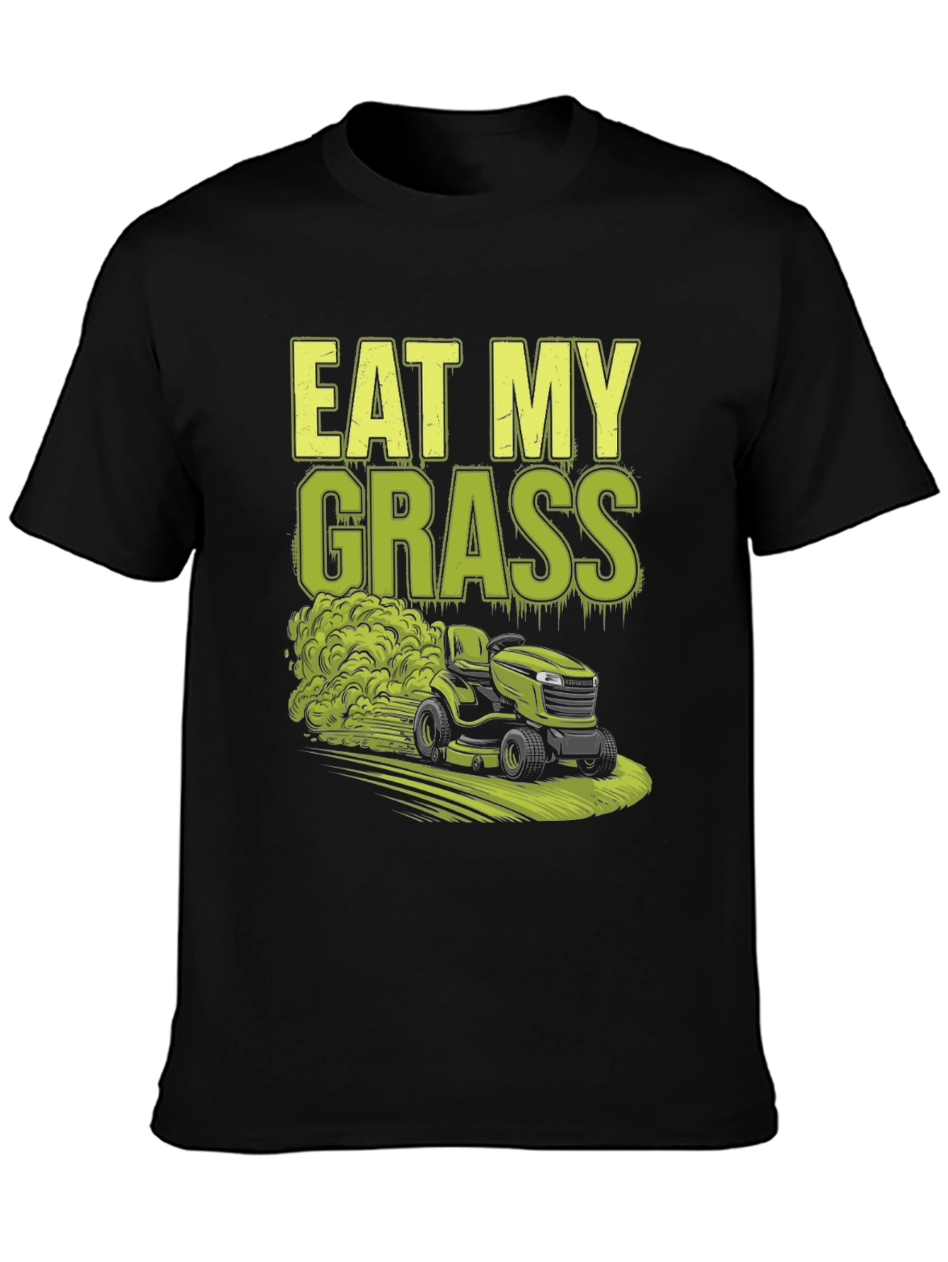 Eat My Grass Lawn Mower Graphic Tee