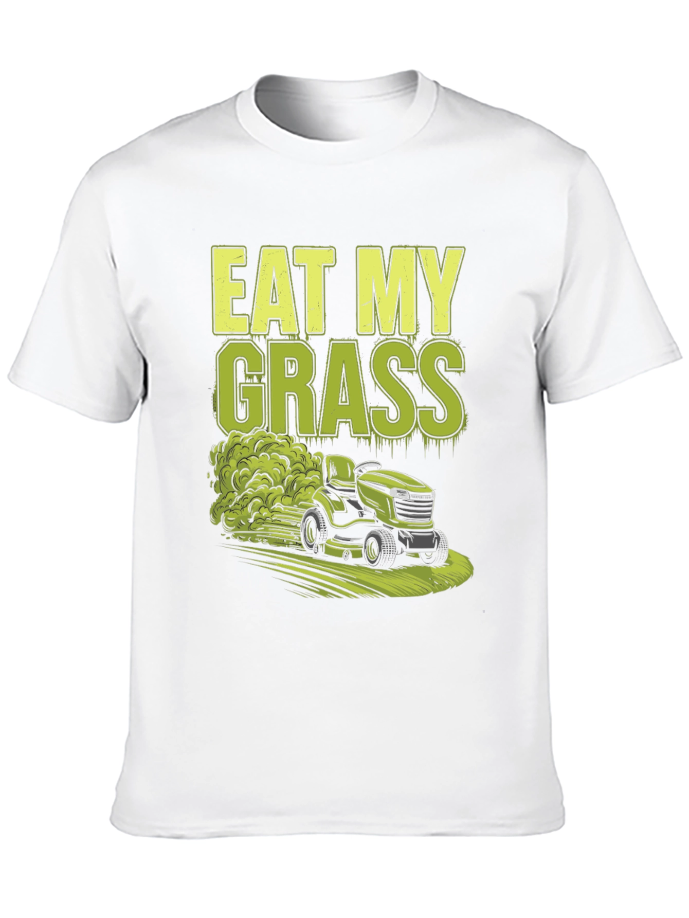 Eat My Grass Lawn Mower Graphic Tee