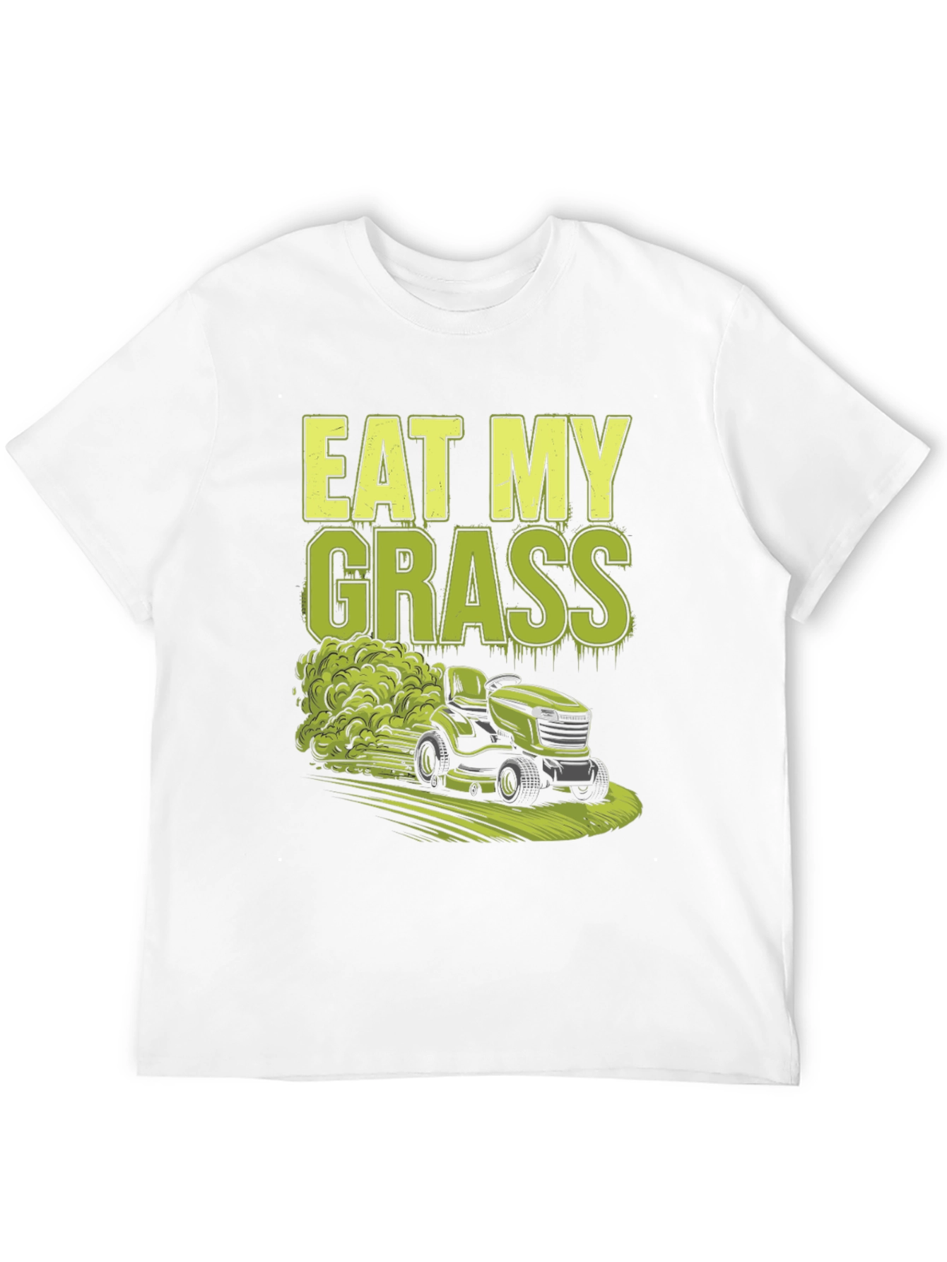 Eat My Grass Lawn Mower Graphic Tee