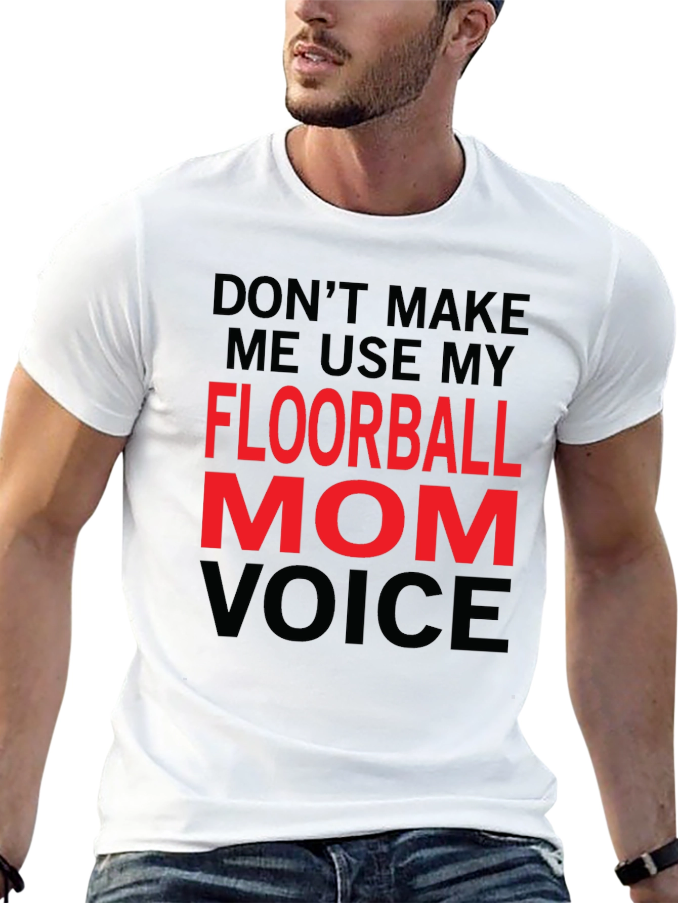 Floorball Mom Voice T-Shirt