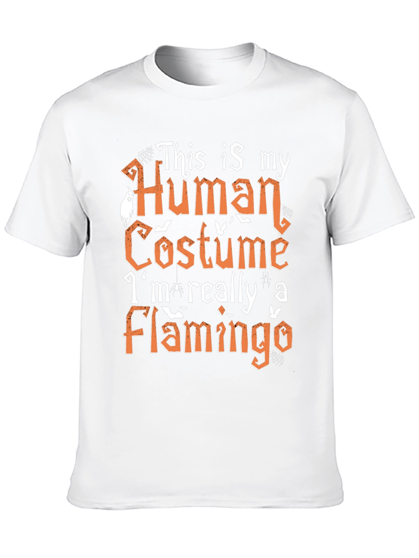 Halloween Flamingo Costume Graphic Tee