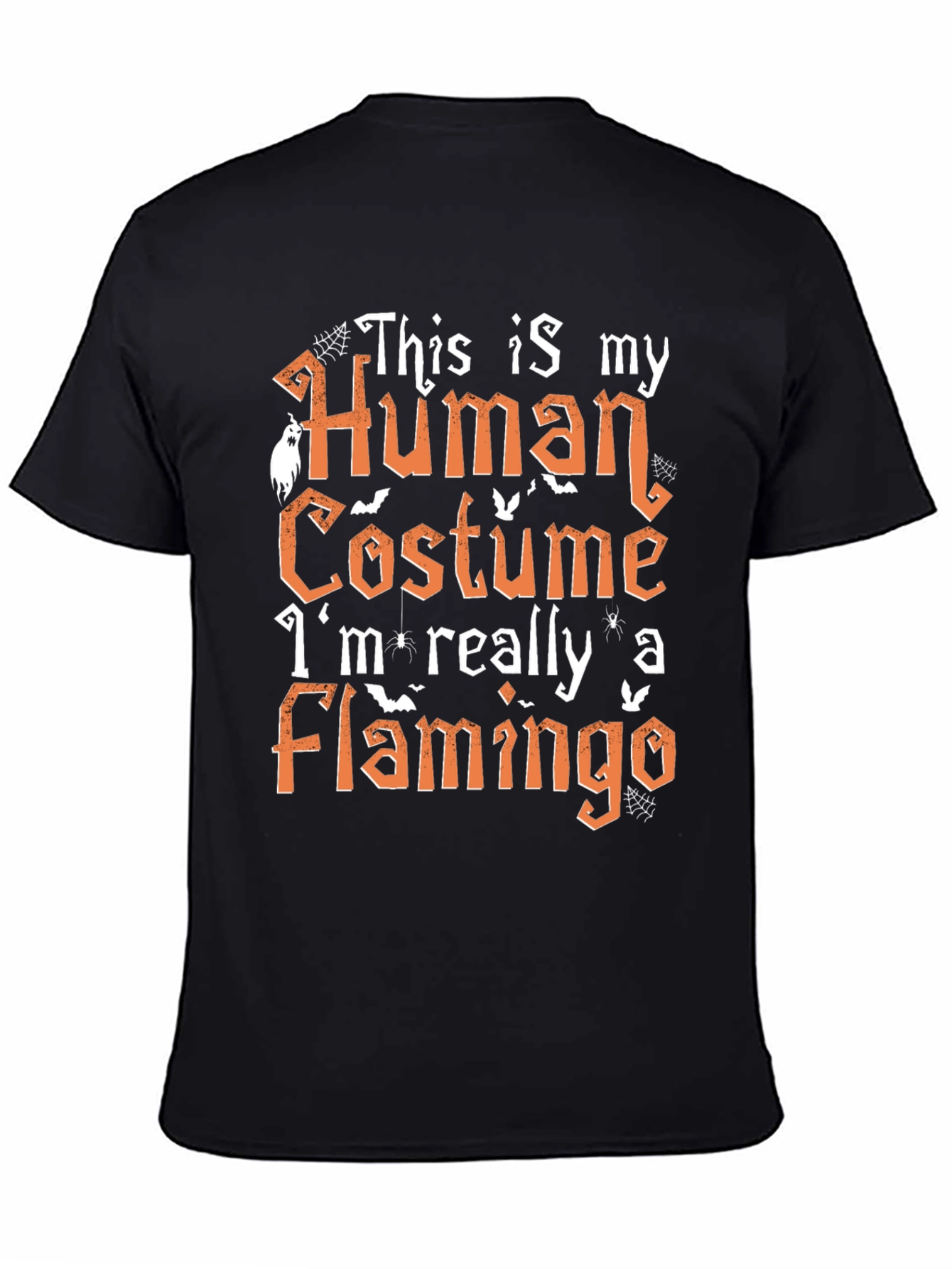Halloween Flamingo Costume Graphic Tee
