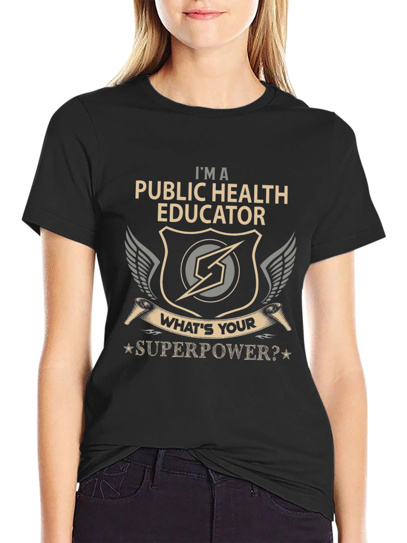 Public Health Educator Superpower T-Shirt