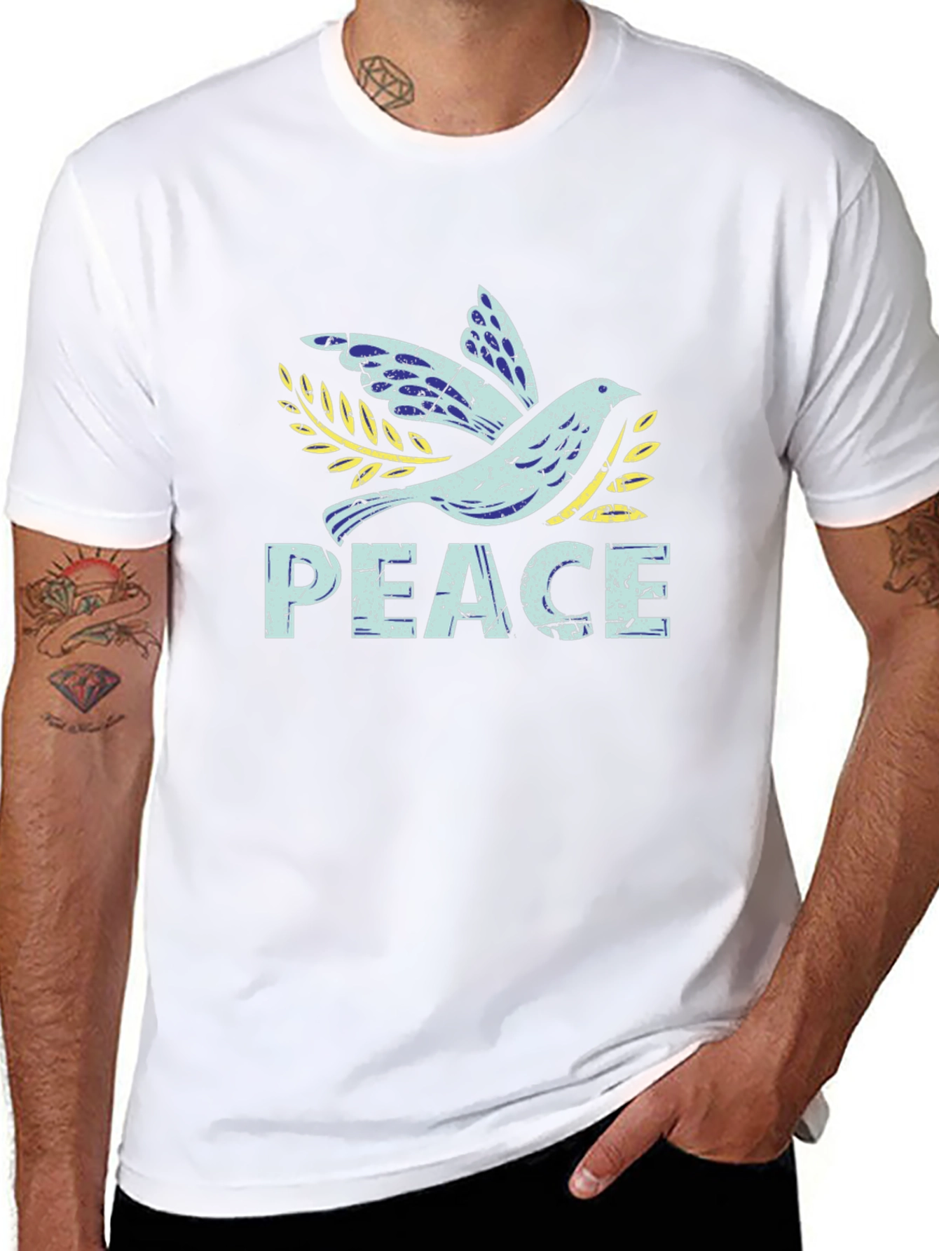 Peace Dove Graphic Tee - Unisex Soft Cotton Blend