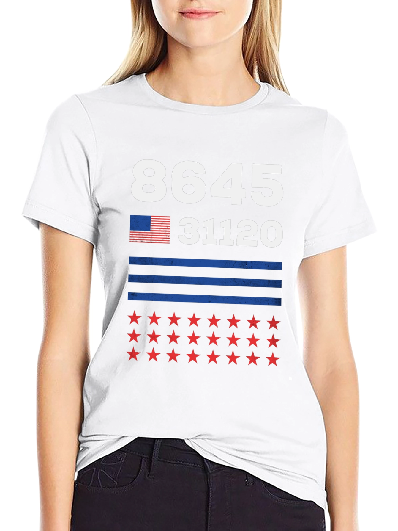 8645 Anti-Trump T-Shirt Patriot USA