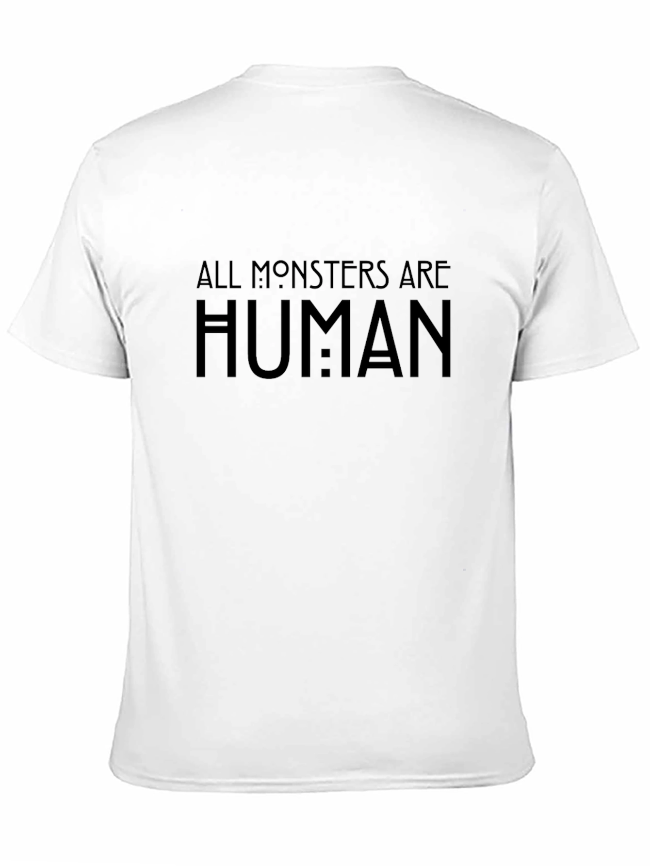 All Monsters Are Human Graphic Tee - Black