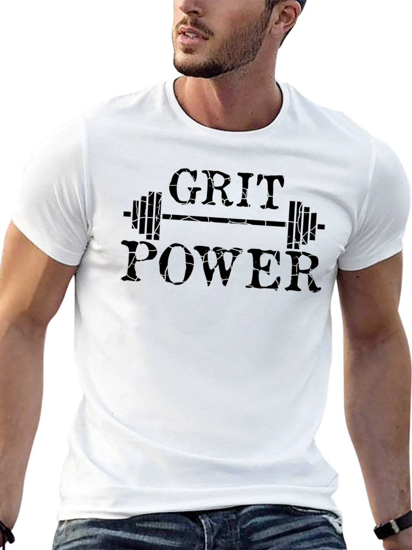 Grit Power Gym Workout T-Shirt
