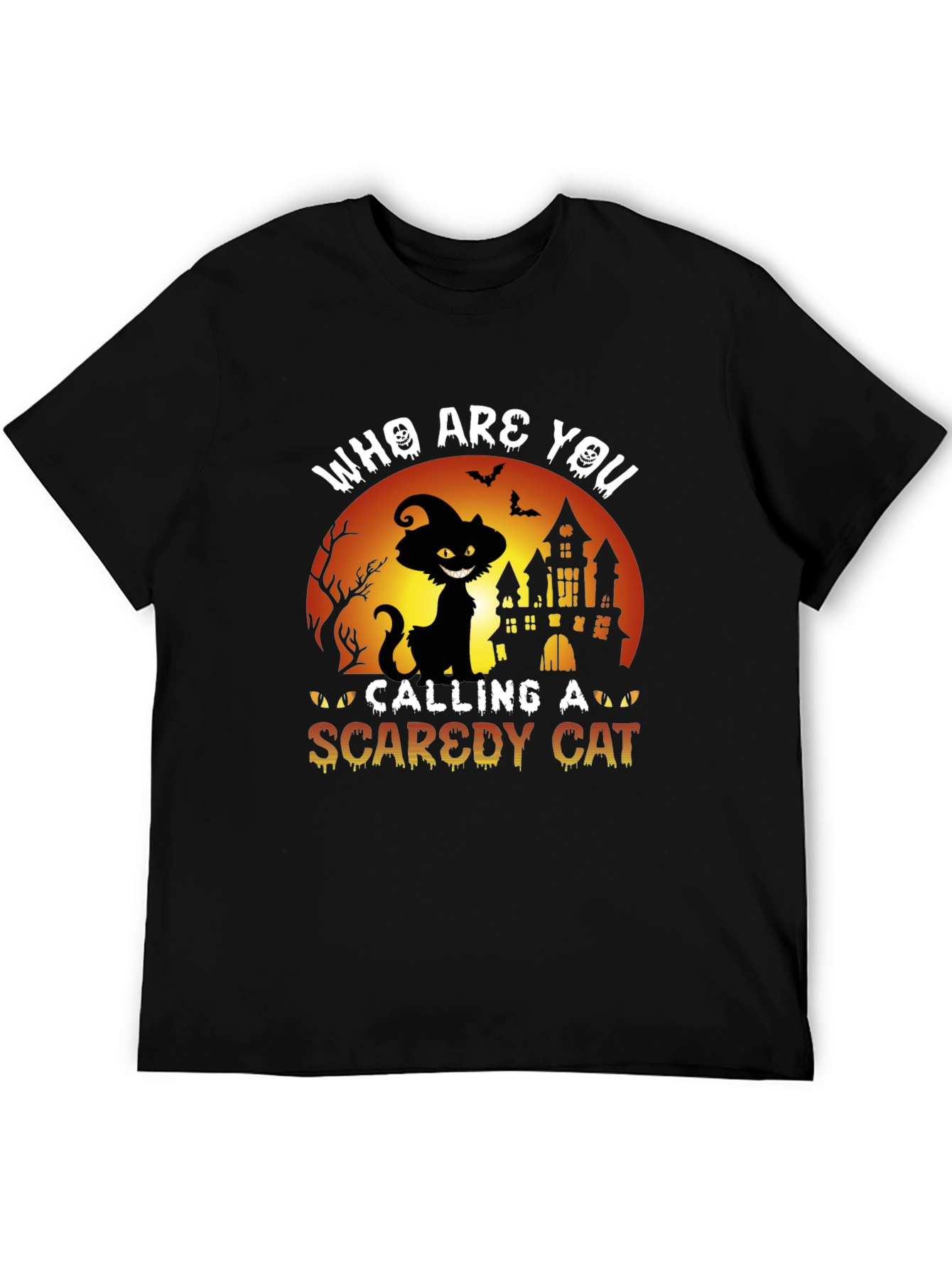 Halloween Black Cat T-Shirt