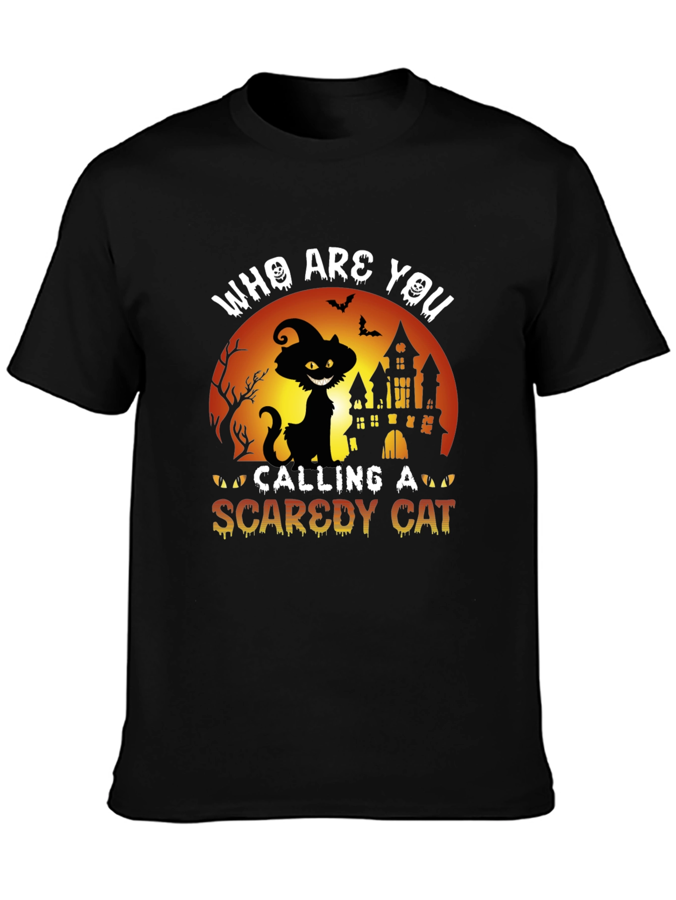 Halloween Black Cat T-Shirt