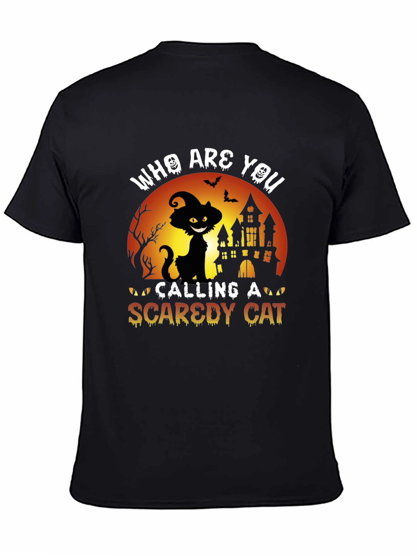 Halloween Black Cat T-Shirt