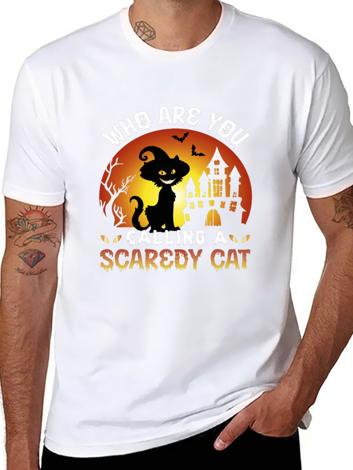 Halloween Black Cat T-Shirt