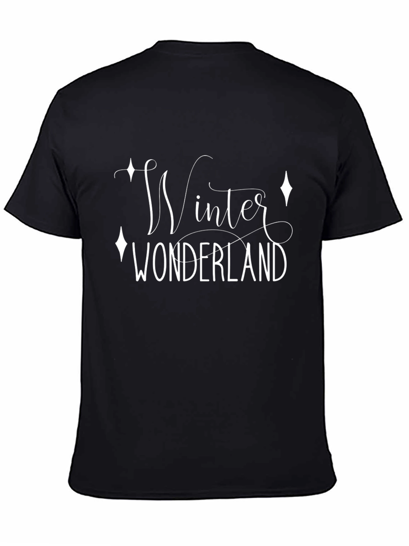 Winter Wonderland Black Graphic Tee