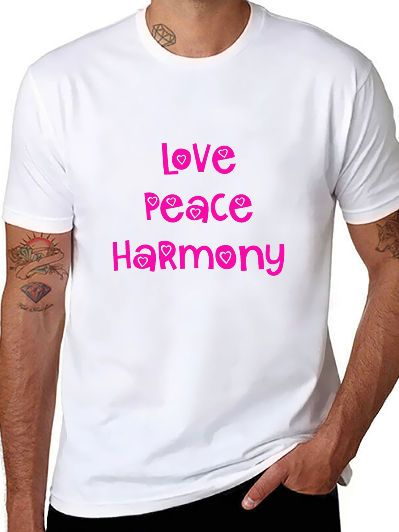Love Peace Harmony Graphic T-Shirt