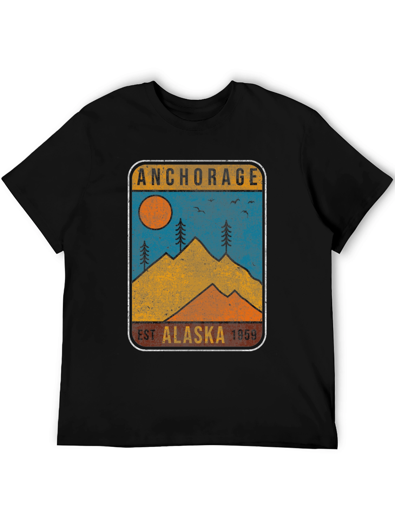 Anchorage Alaska Graphic T-Shirt - Retro Style